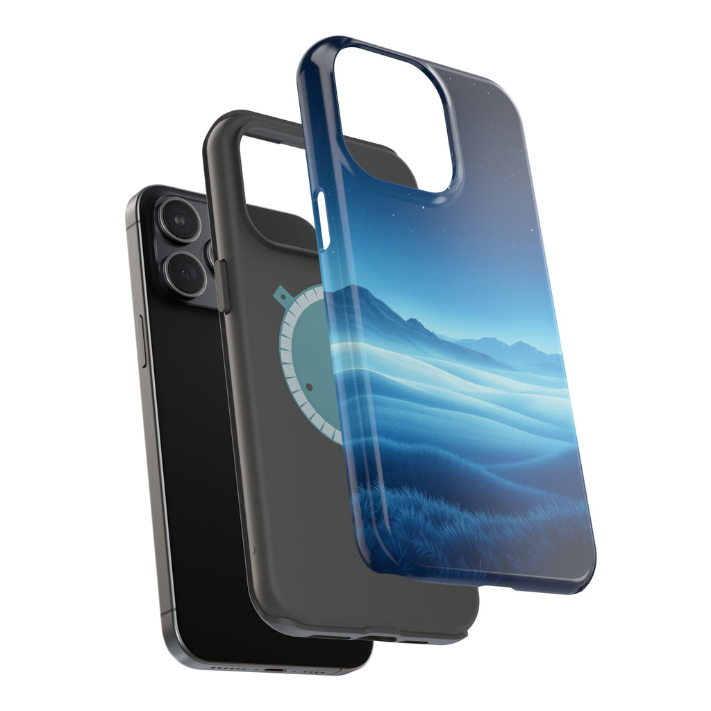 iPhone Midnight Blue And Silver Tundra Expanse Clean iPhone 17 Minimal · iPhone