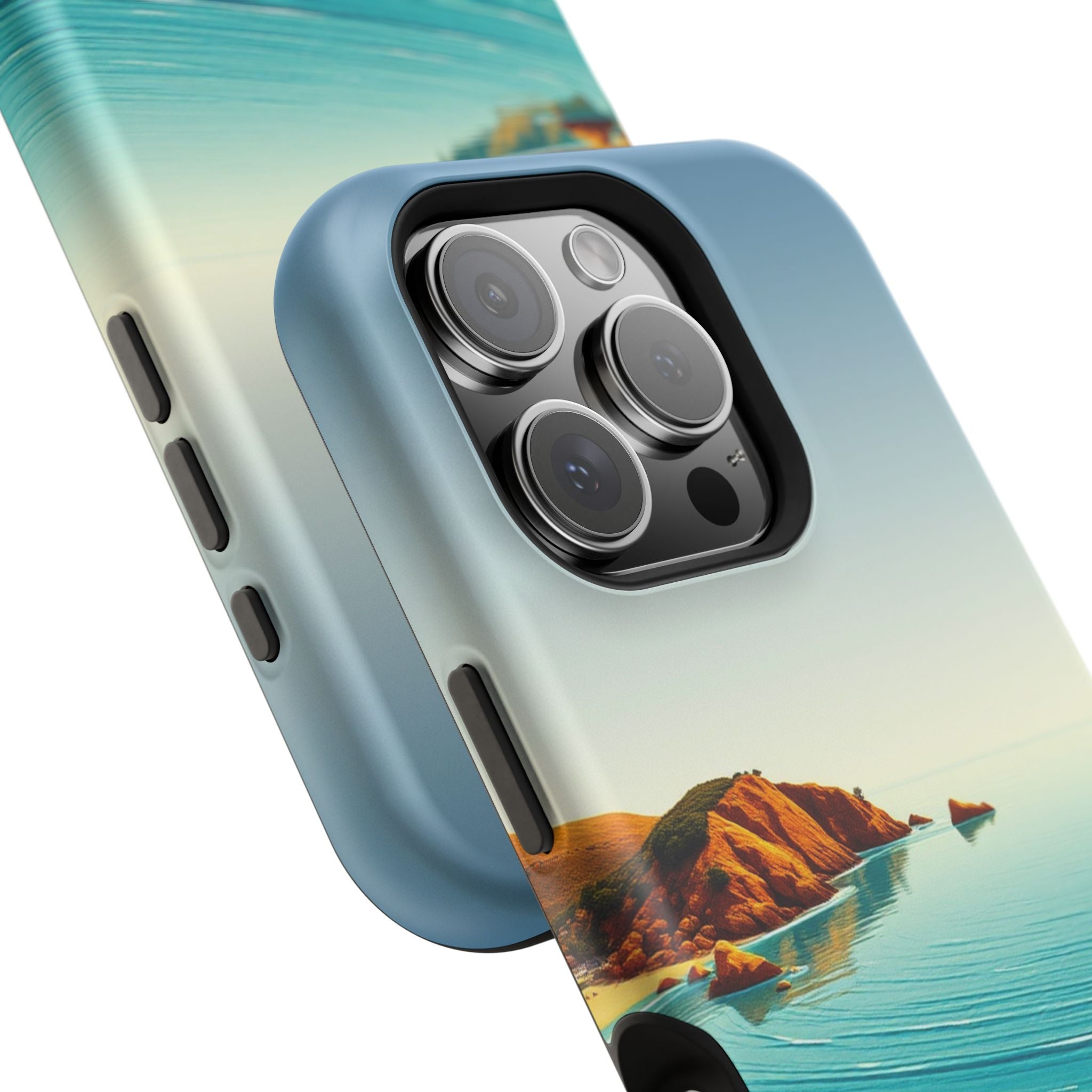 iPhone Mustard And Rust Pebble Beach Slim Everyday iPhone 14 Designer · iPhone C