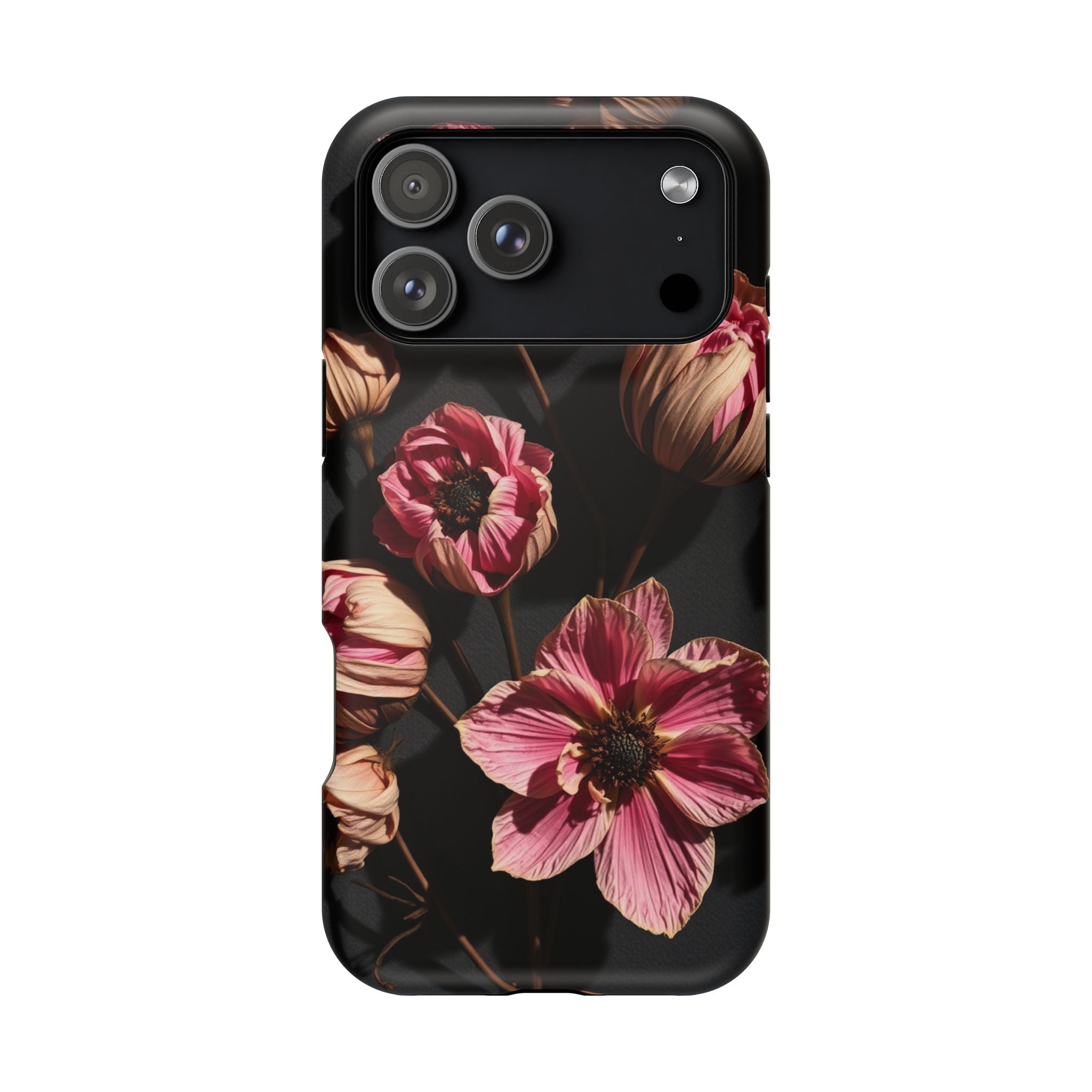 iPhone Dried Flower Flat Lay Electric Art Slim Snap Case · iPhone Case