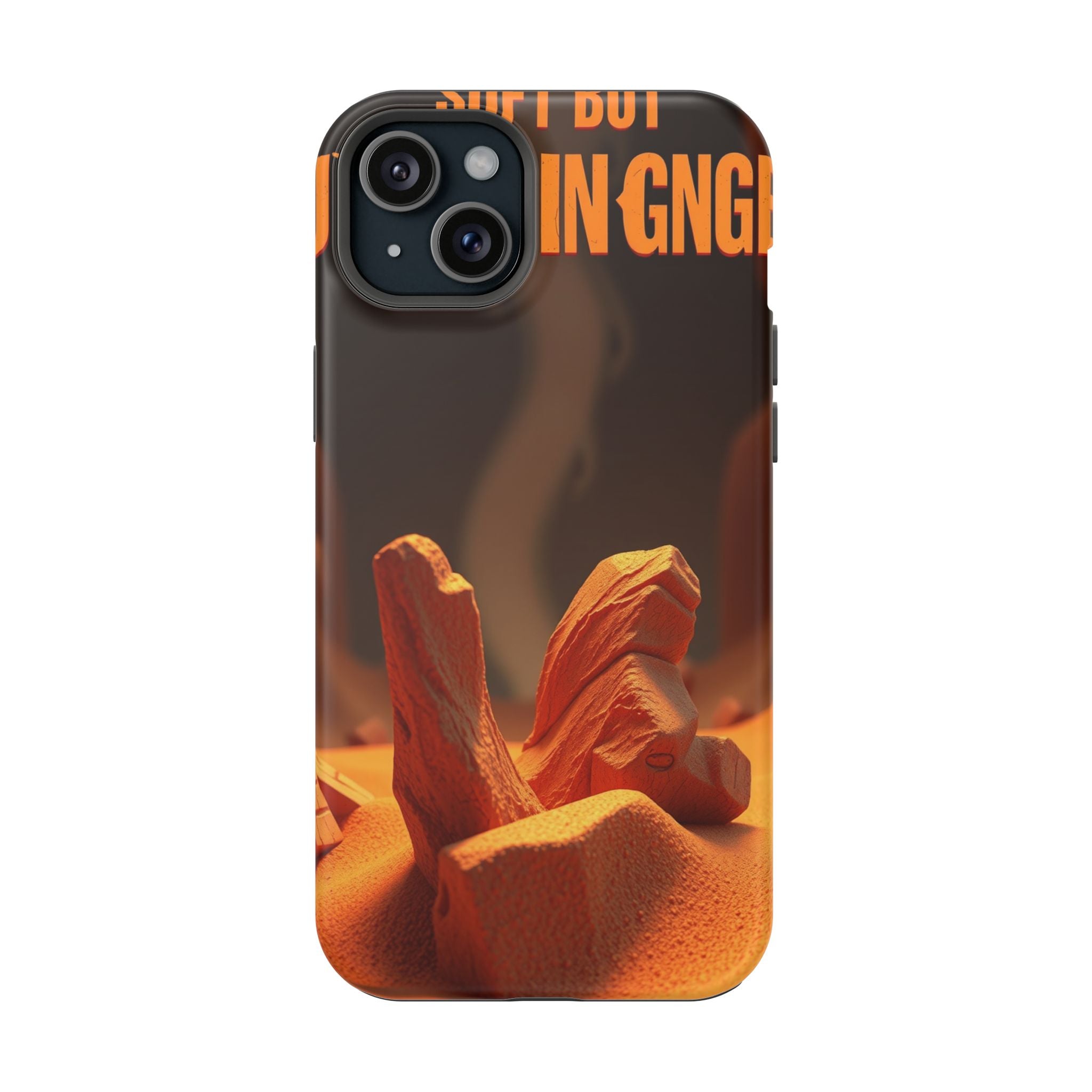 iPhone Earthy Soft but Unhinged Design Slim Everyday Designer Case · iPhone Case
