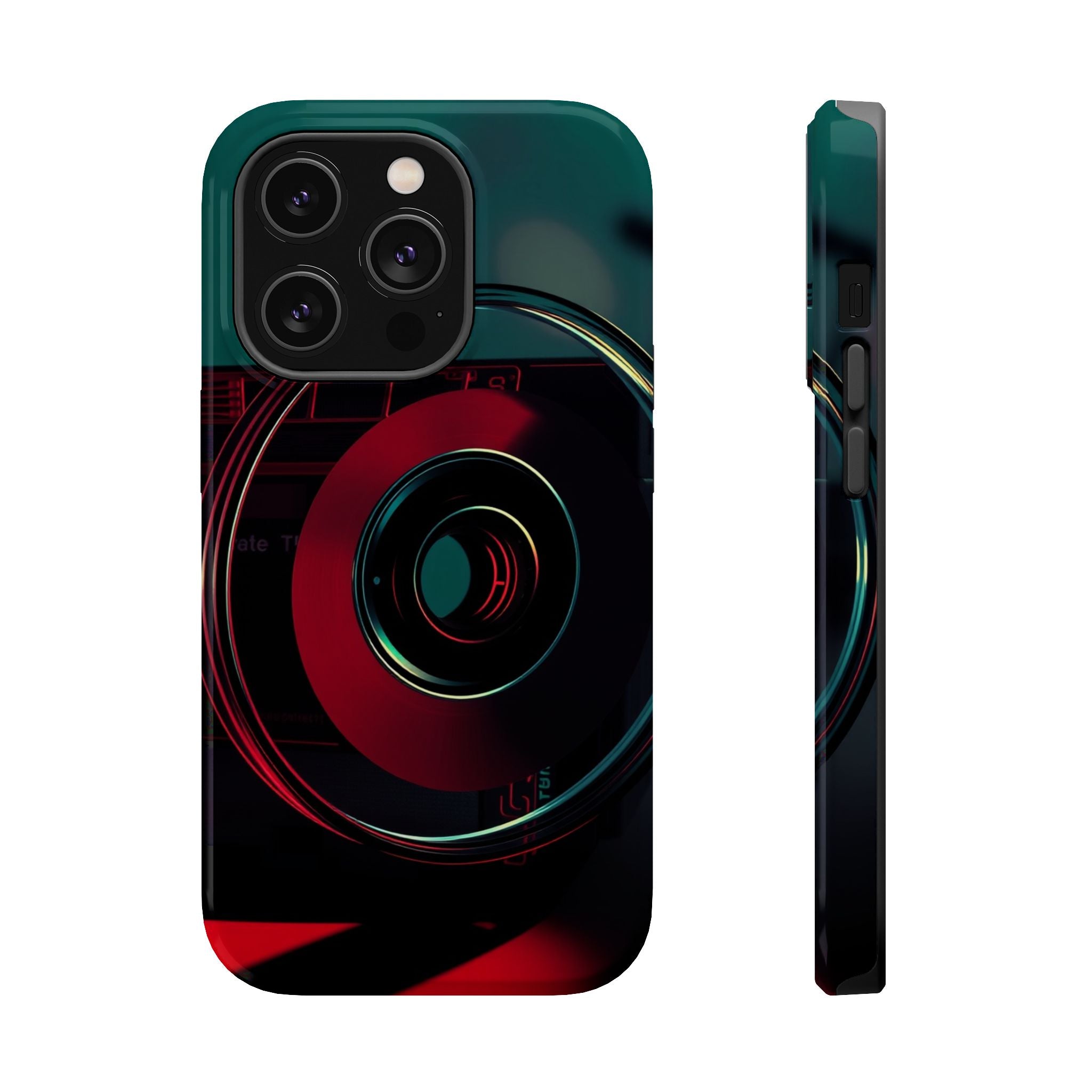 iPhone Vibrant Cassette Tape Rewind Design Slim Everyday Designer Case · iPhone