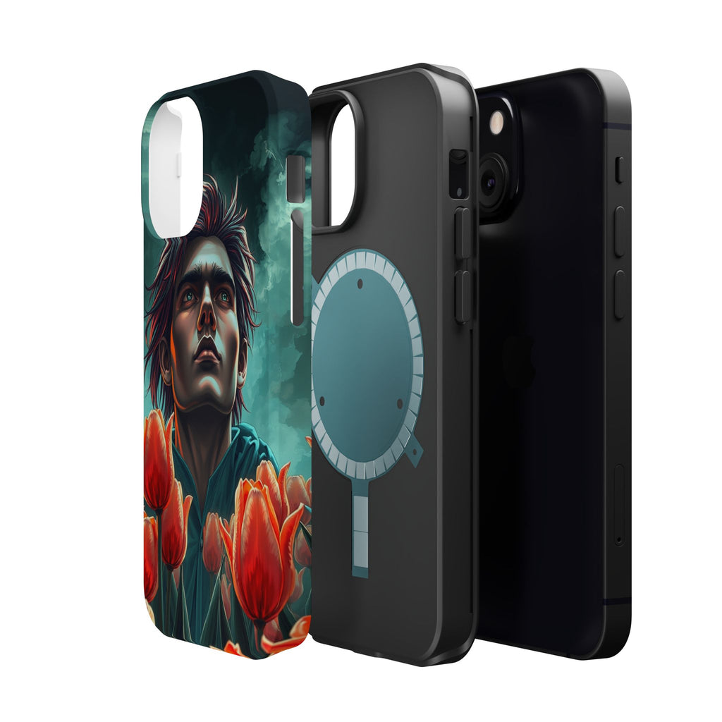 iPhone Tulip Row Electric Art Slim Everyday Designer Case · iPhone Case