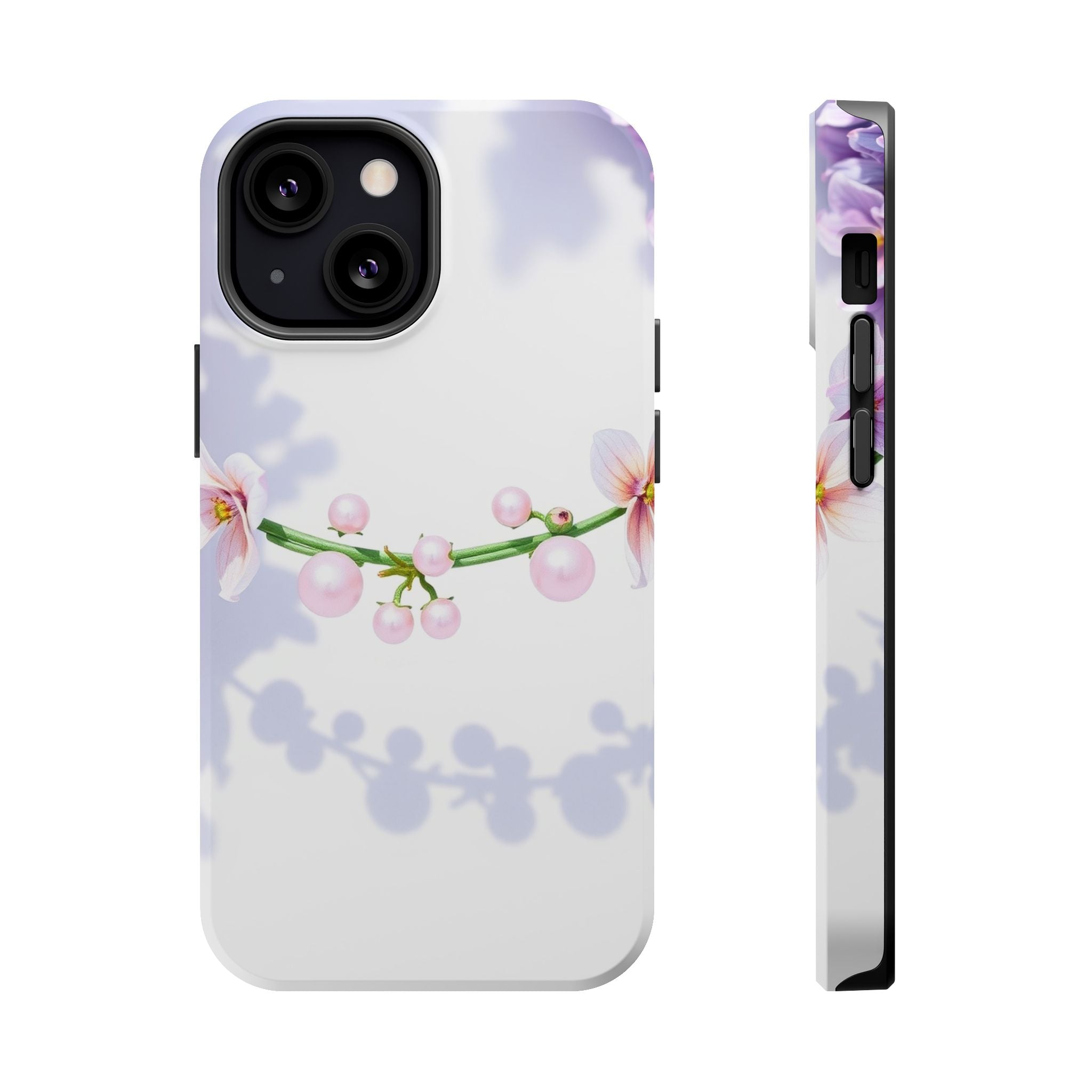 iPhone Vibrant Floral Crown Design Clean Minimal Snap Cas Slim Snap Case · iPhon