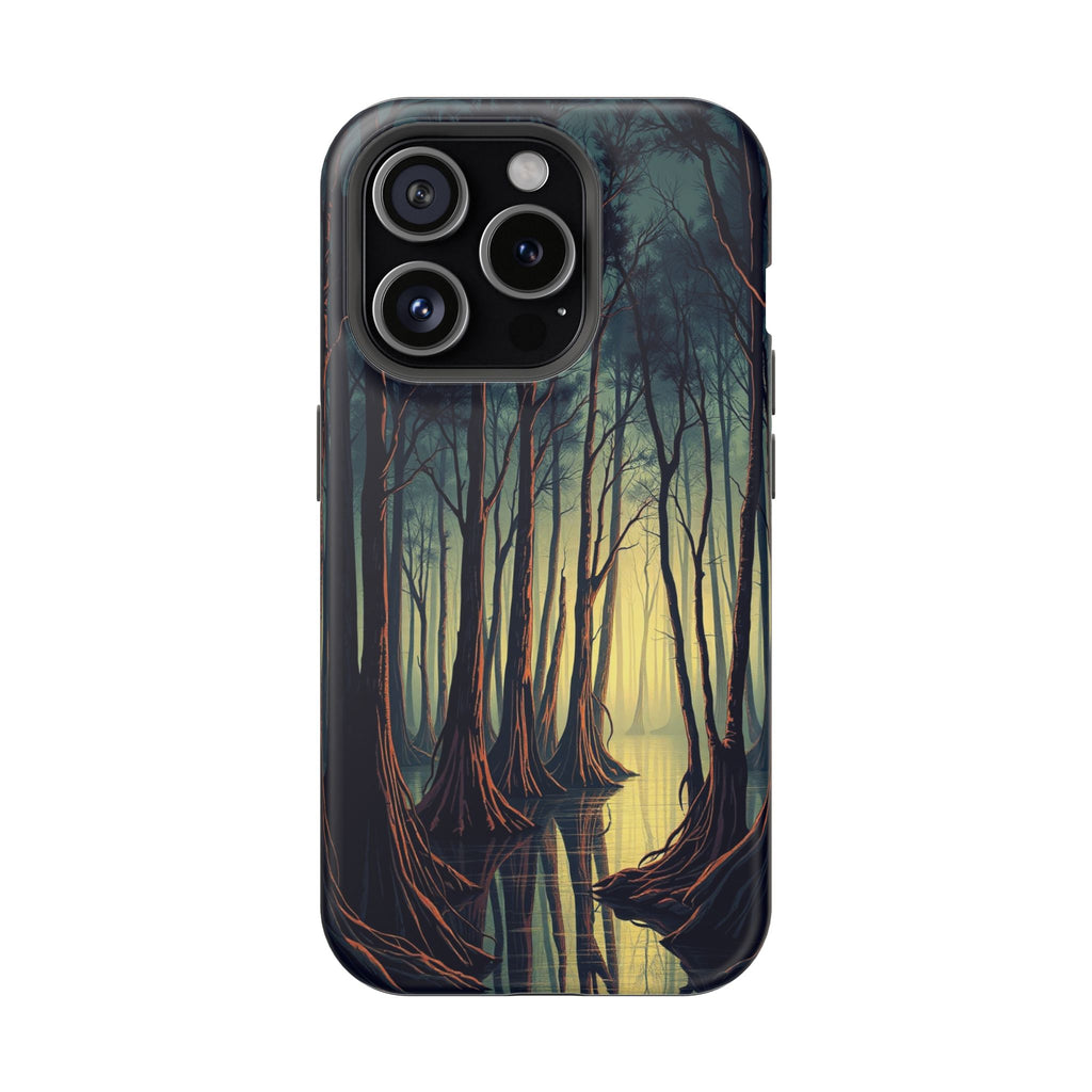 iPhone Cypress Swamp Cinematic Art Bold Modern Everyday Snap Case · iPhone Case