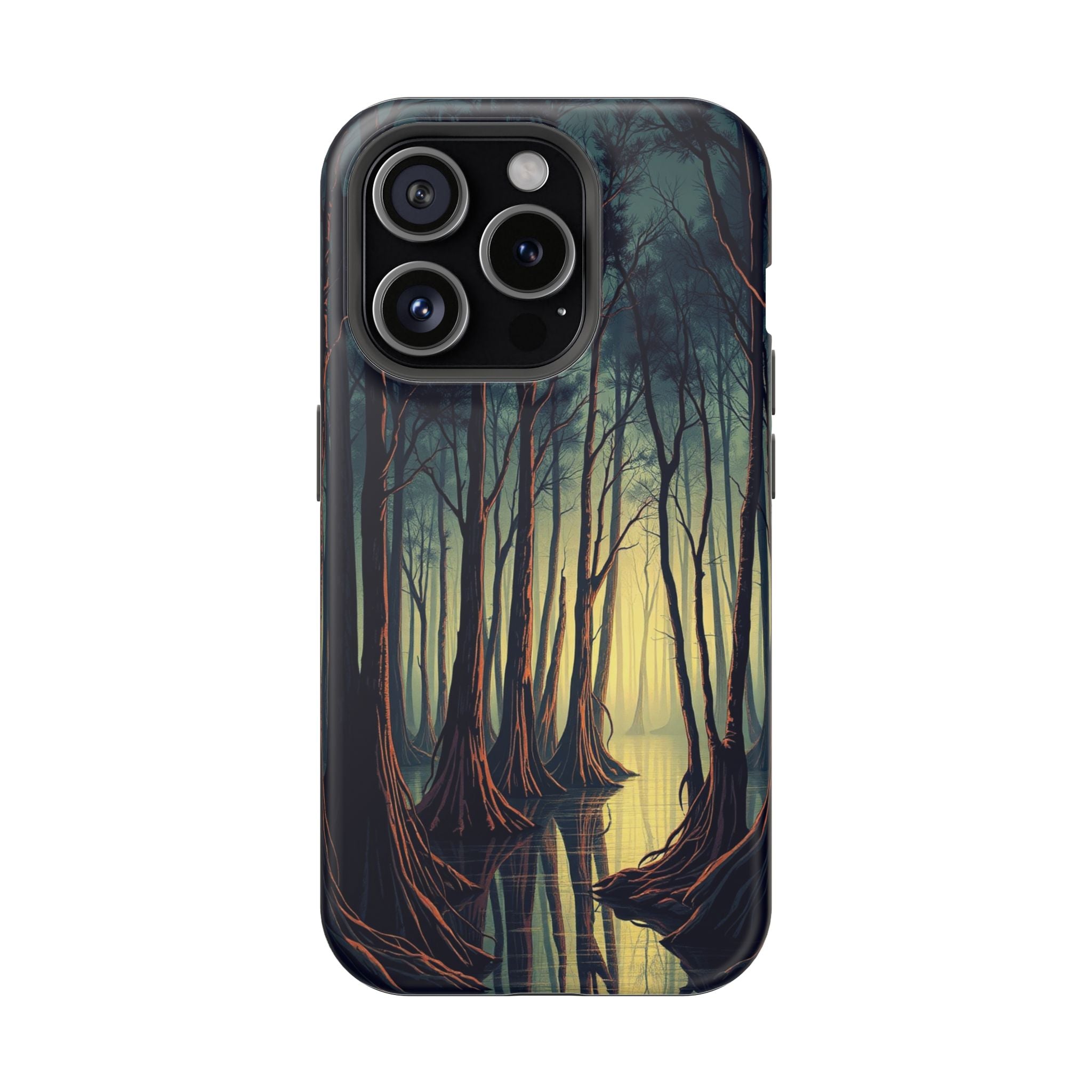iPhone Cypress Swamp Cinematic Art Bold Modern Everyday Snap Case · iPhone Case