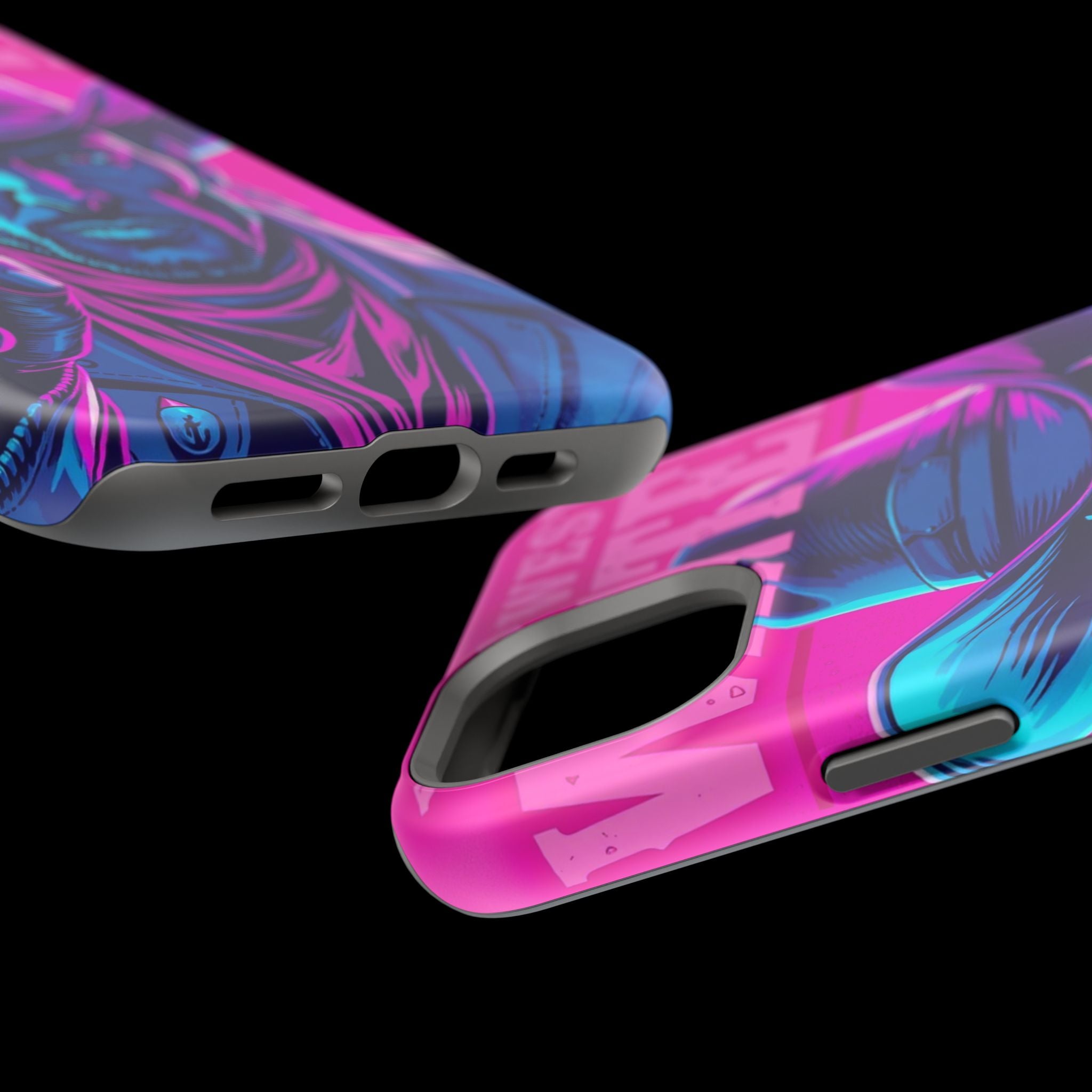 iPhone Wild West Wanted Neon Cyberpunk Slim Everyday Designer Case · iPhone Case