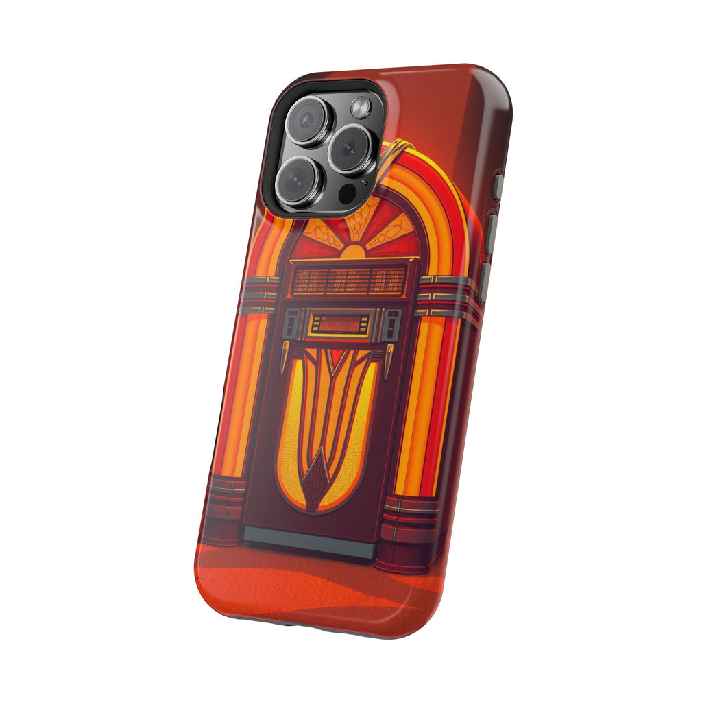 iPhone Jukebox Glow Pop Art Bold Bold Modern Everyday Snap Case · iPhone Case