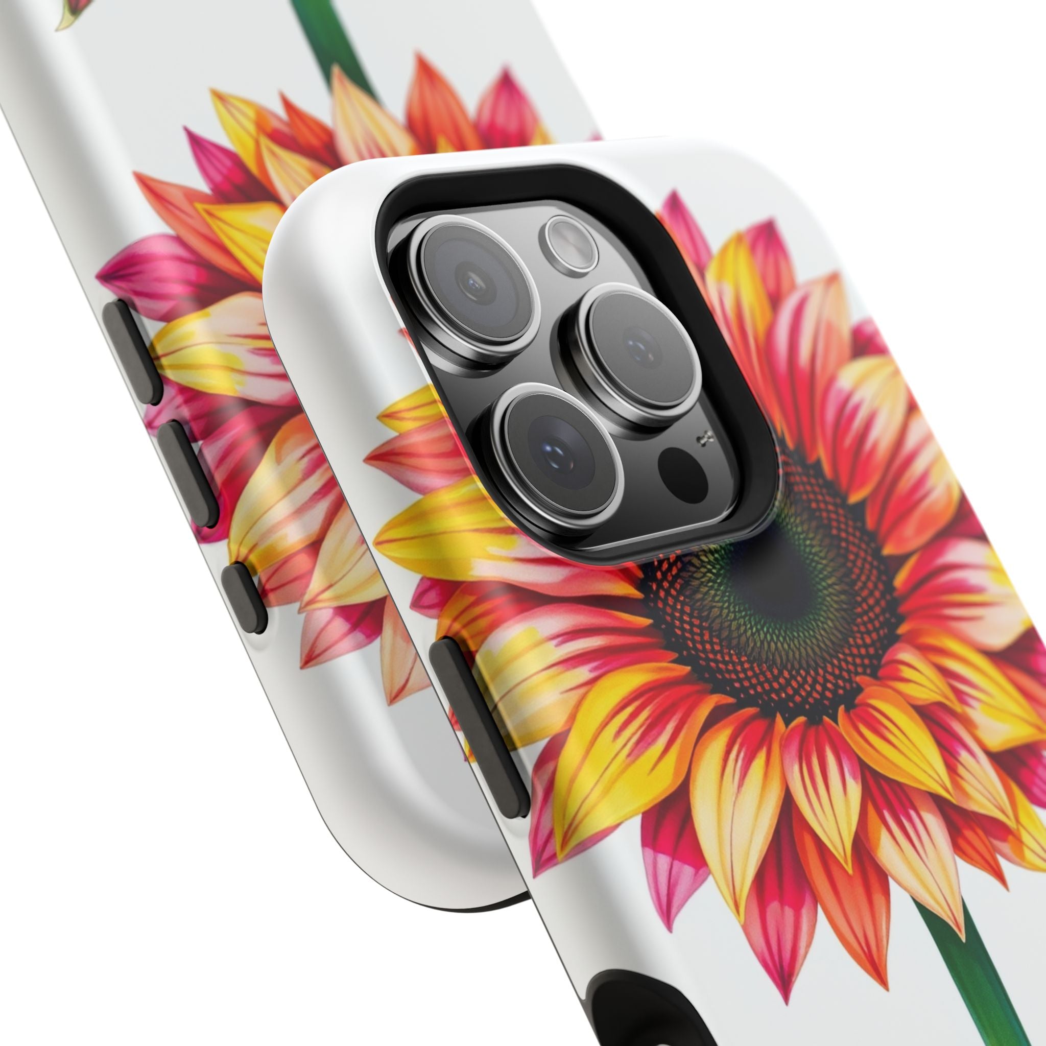 iPhone Sunflower Pop Vibrant Watercolor Slim Snap Case · iPhone Case