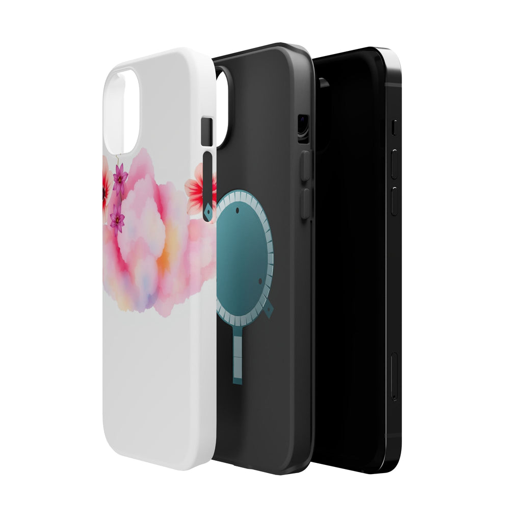 iPhone Pastel Floral Cloud Vibrant Watercolor Carry Case Slim Snap Case · iPhone