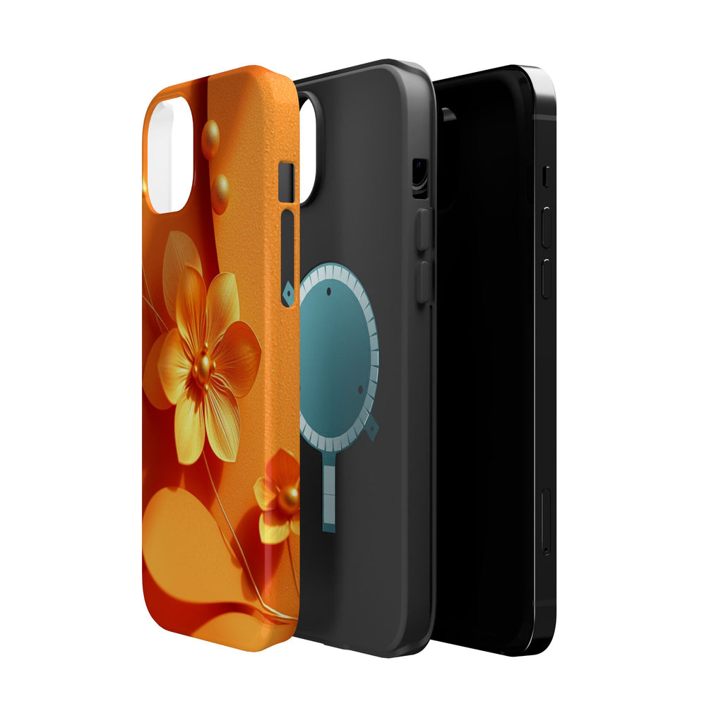 iPhone Floral Geometric Gold Foil Luxury Slim Everyday iPhone Designer · iPhone