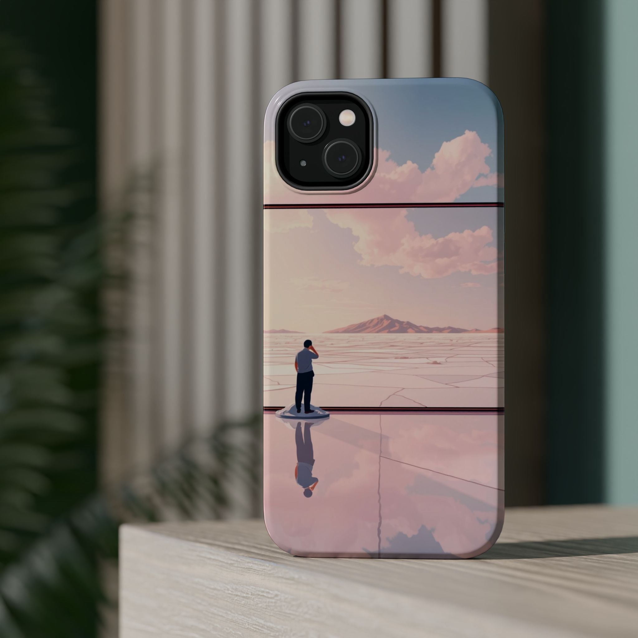 iPhone Salt Flat Mirror Stained Glass Slim Everyday Designer Case · iPhone Case