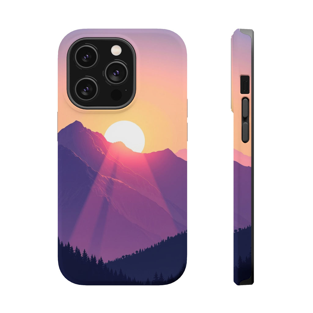 iPhone Lavender And Pearl Mountain at Sunrise Slim iPhone Everyday · iPhone Case