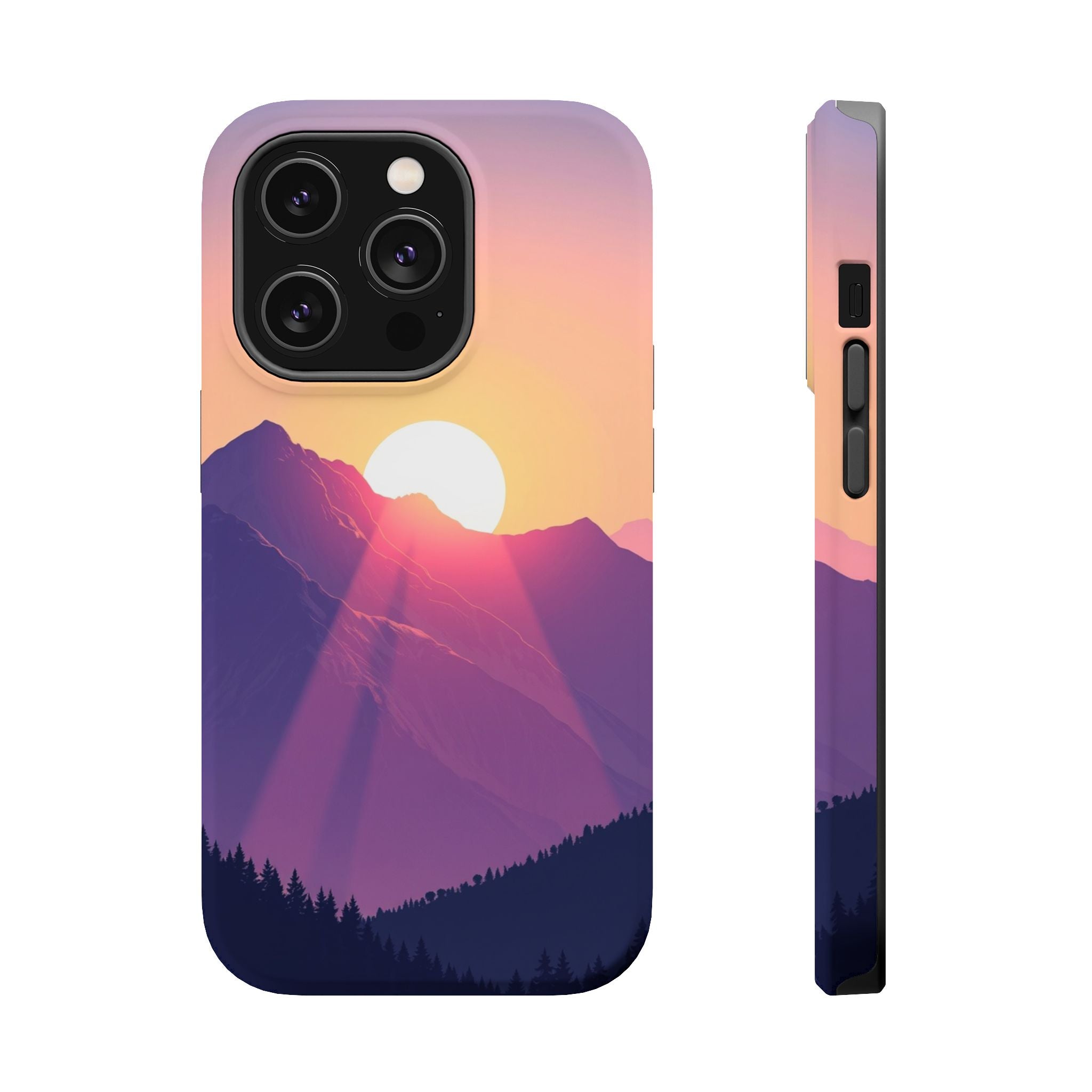 iPhone Lavender And Pearl Mountain at Sunrise Slim iPhone Everyday · iPhone Case