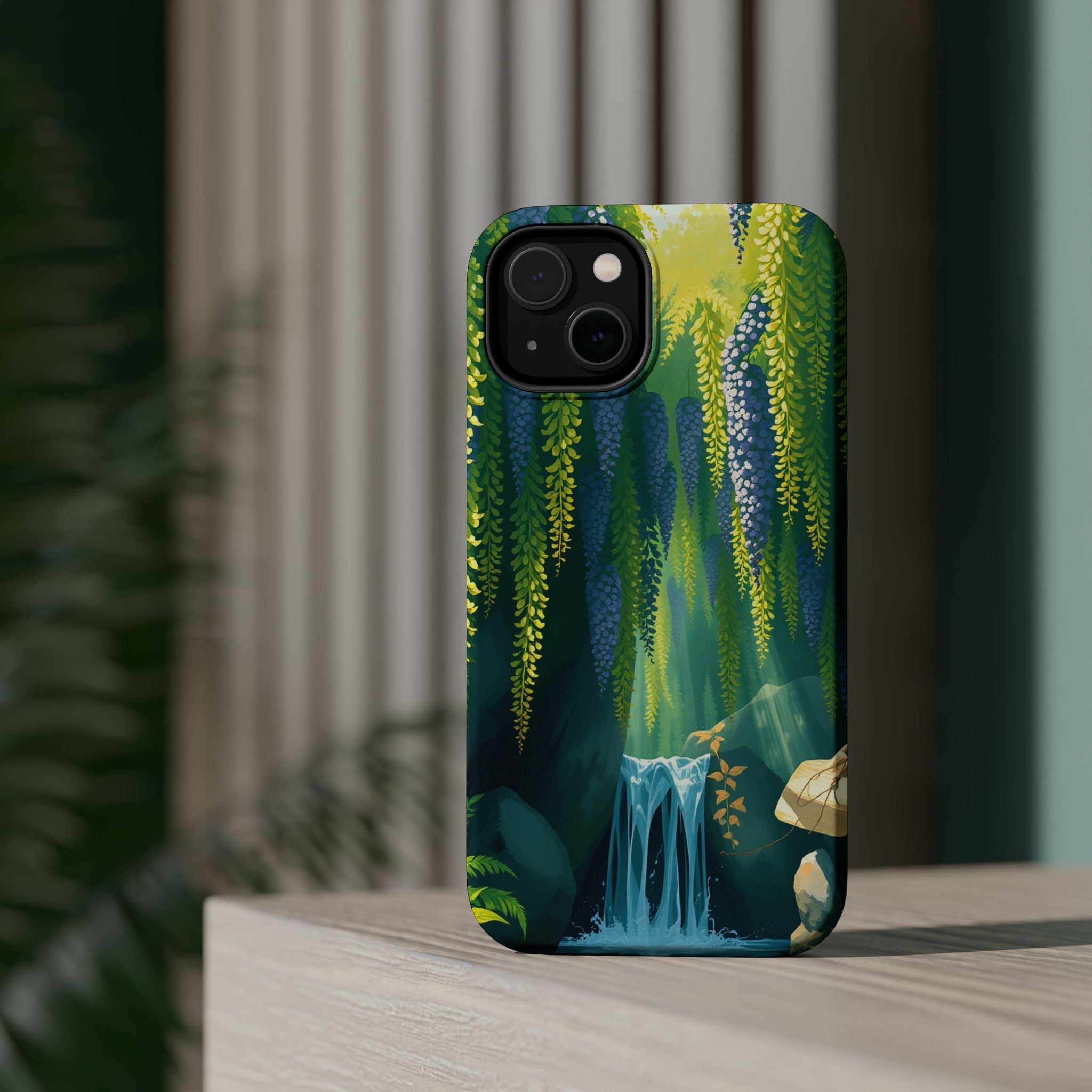 iPhone Wisteria Cascade Mystic Art Bold Modern Everyday Snap Case · iPhone Case