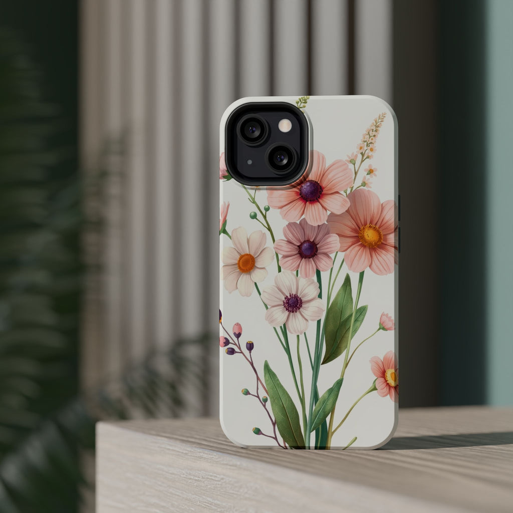 iPhone Wildflower Bunch Mystic Art Bold Modern Everyday Snap Case · iPhone Case