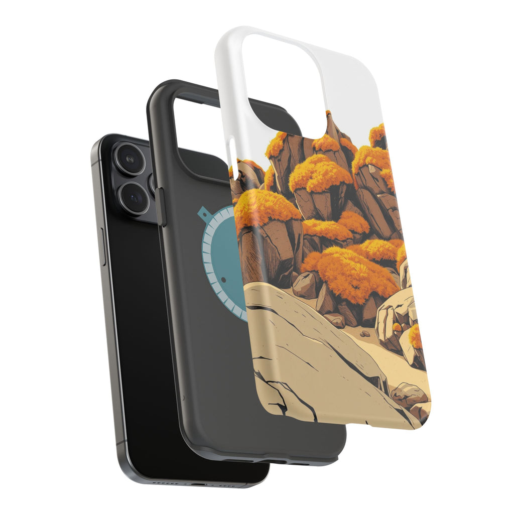 iPhone Moss Covered Rocks Bold Art Bold Modern Everyday Snap Case · iPhone Case