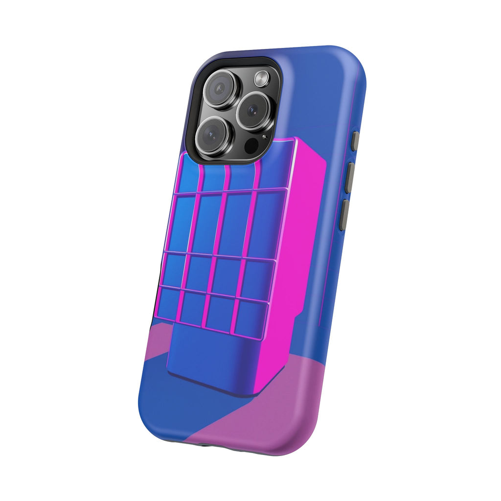 iPhone Earthy 80s Grid Synthwave Design Slim Everyday Designer Case · iPhone Cas