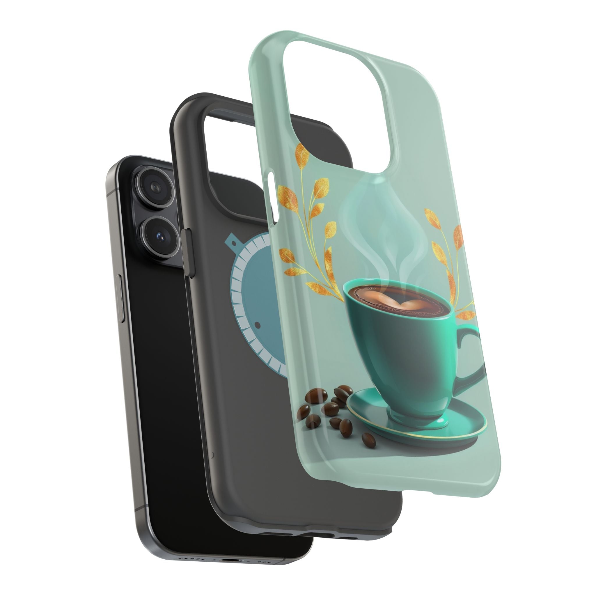 iPhone Radiant Emotional Support Coffee Design Soft Finish Everyday Case · iPhon