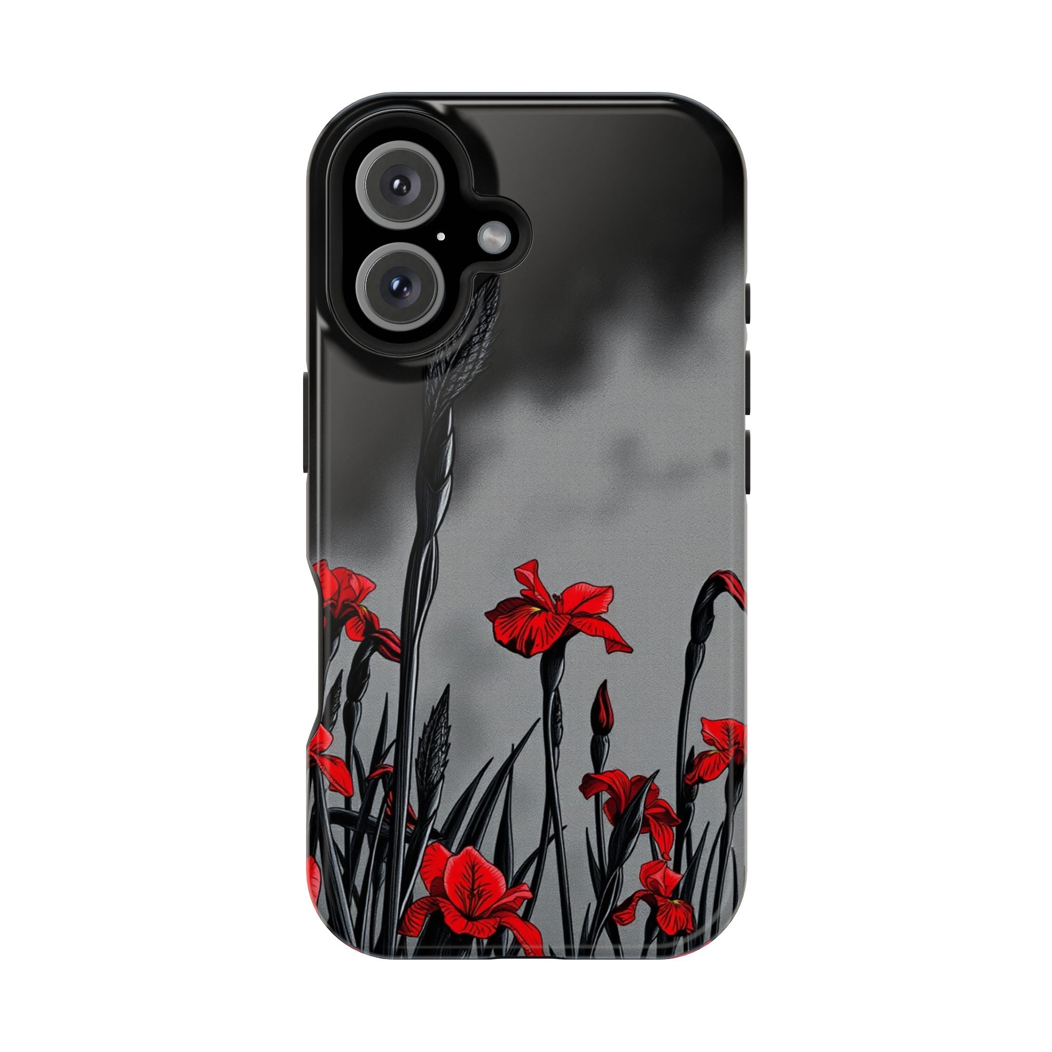 iPhone Iris Garden Cinematic Art Soft Finish Everyday Cas Slim Snap Case · iPhon