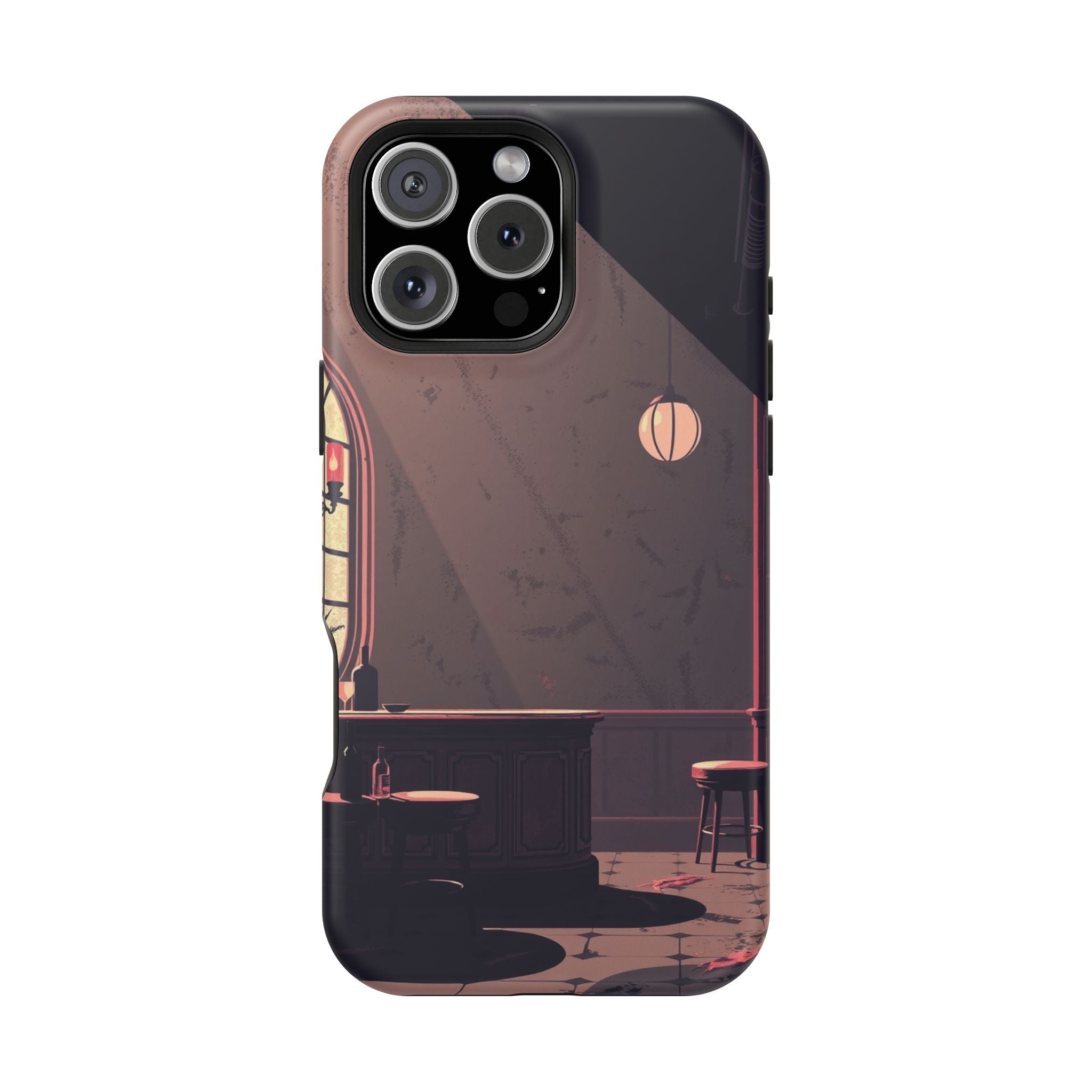 iPhone Speakeasy Dark Grunge Distressed Slim Everyday Designer Case · iPhone Cas