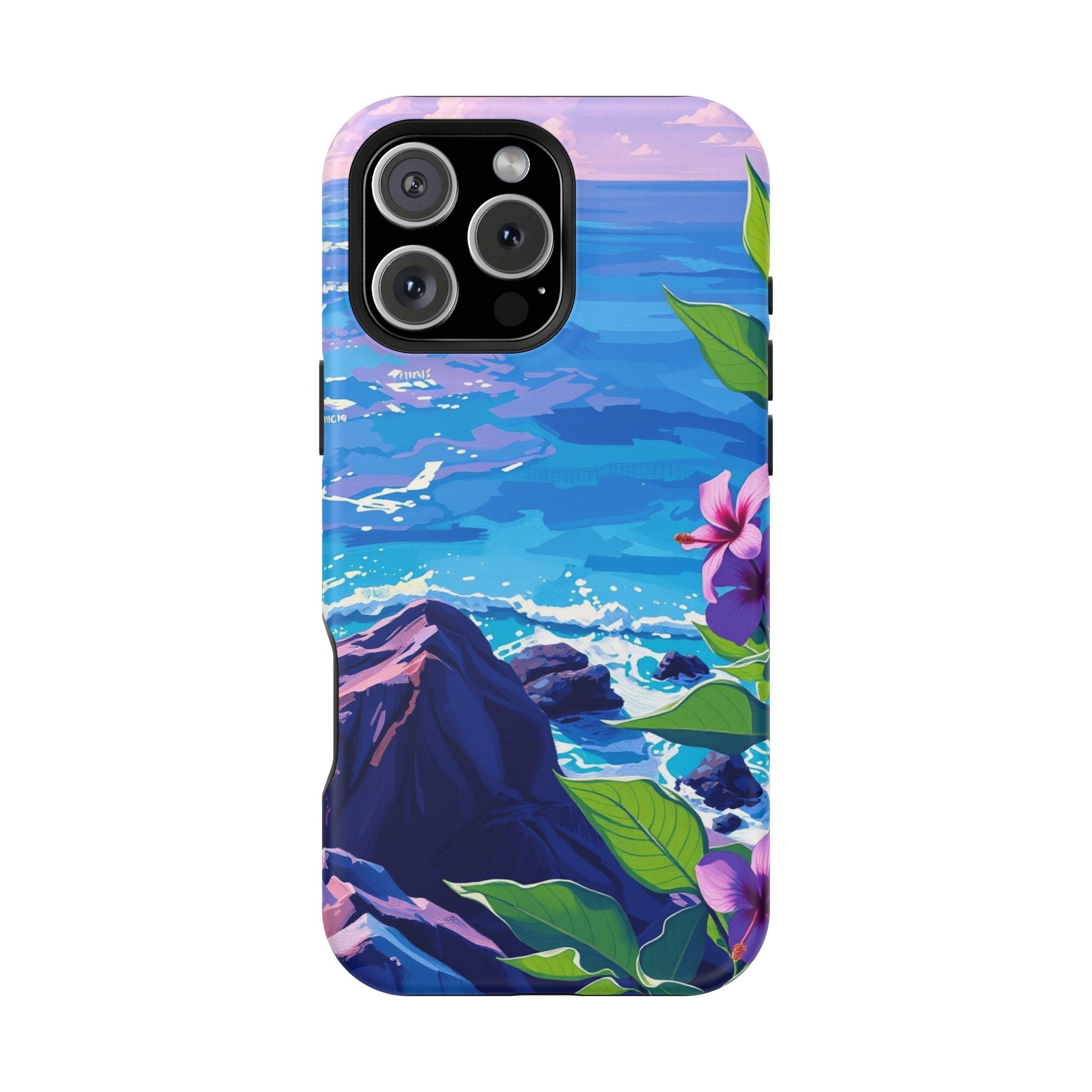 iPhone Hibiscus Coast Enchanted Art Slim Everyday Designer Case · iPhone Case