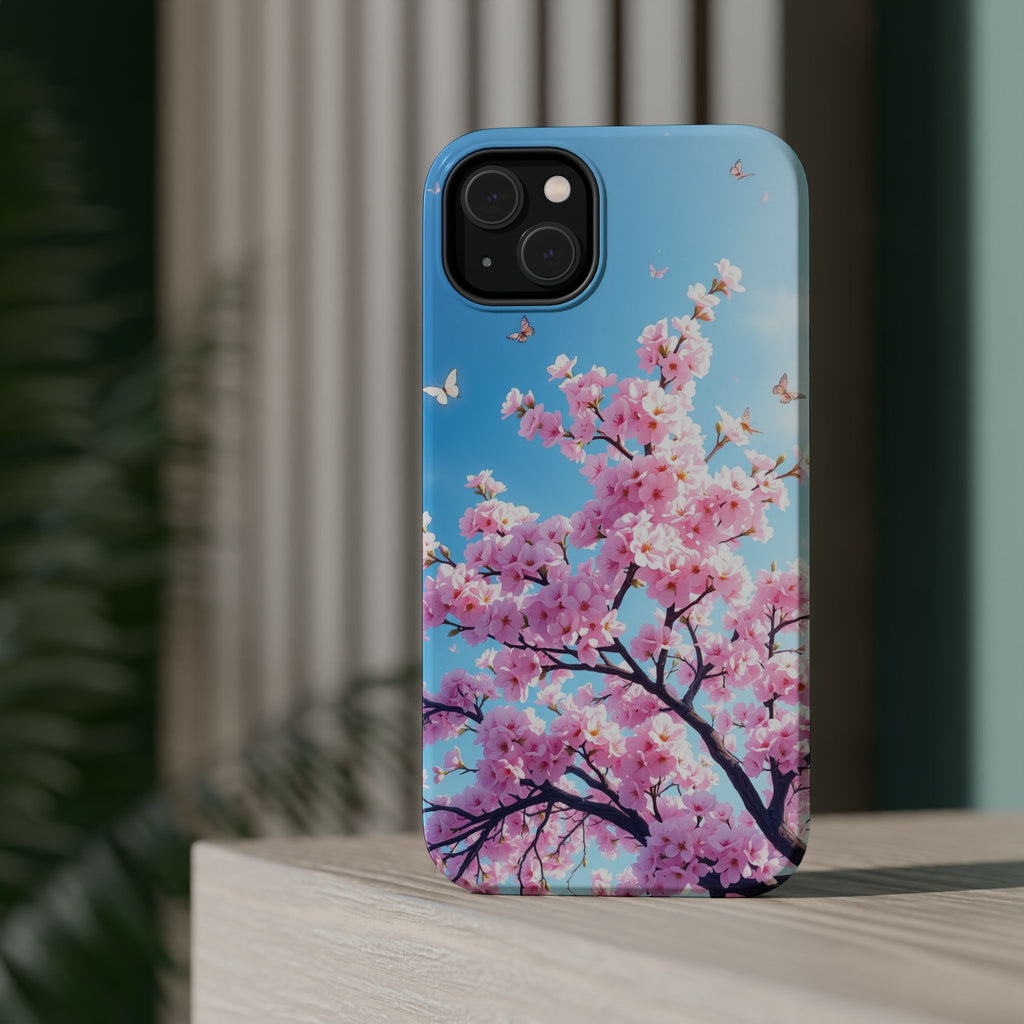 iPhone Cherry Blossom Floral Slim Everyday Designer Case · iPhone Case