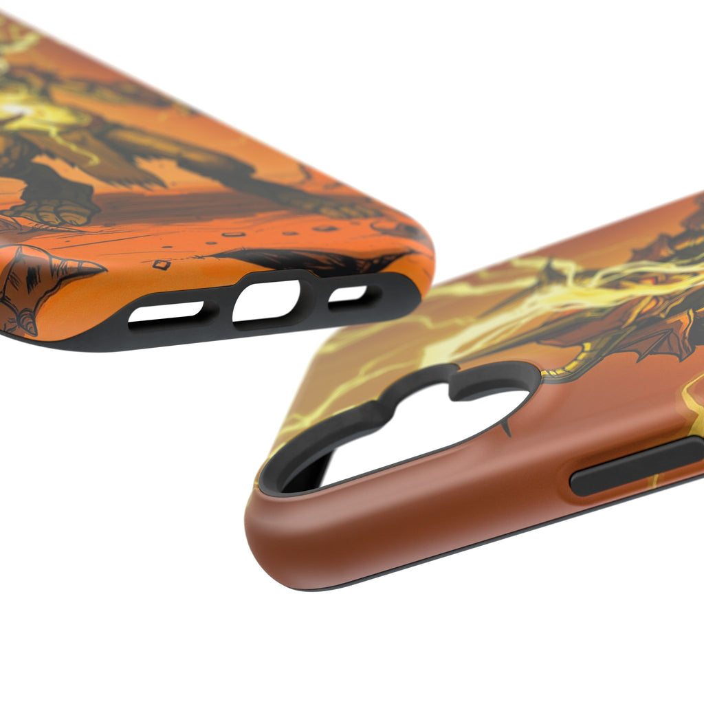 iPhone Burnt Orange And Sand Chaos Goblin Energy Clean Minimal Snap Case · iPhon