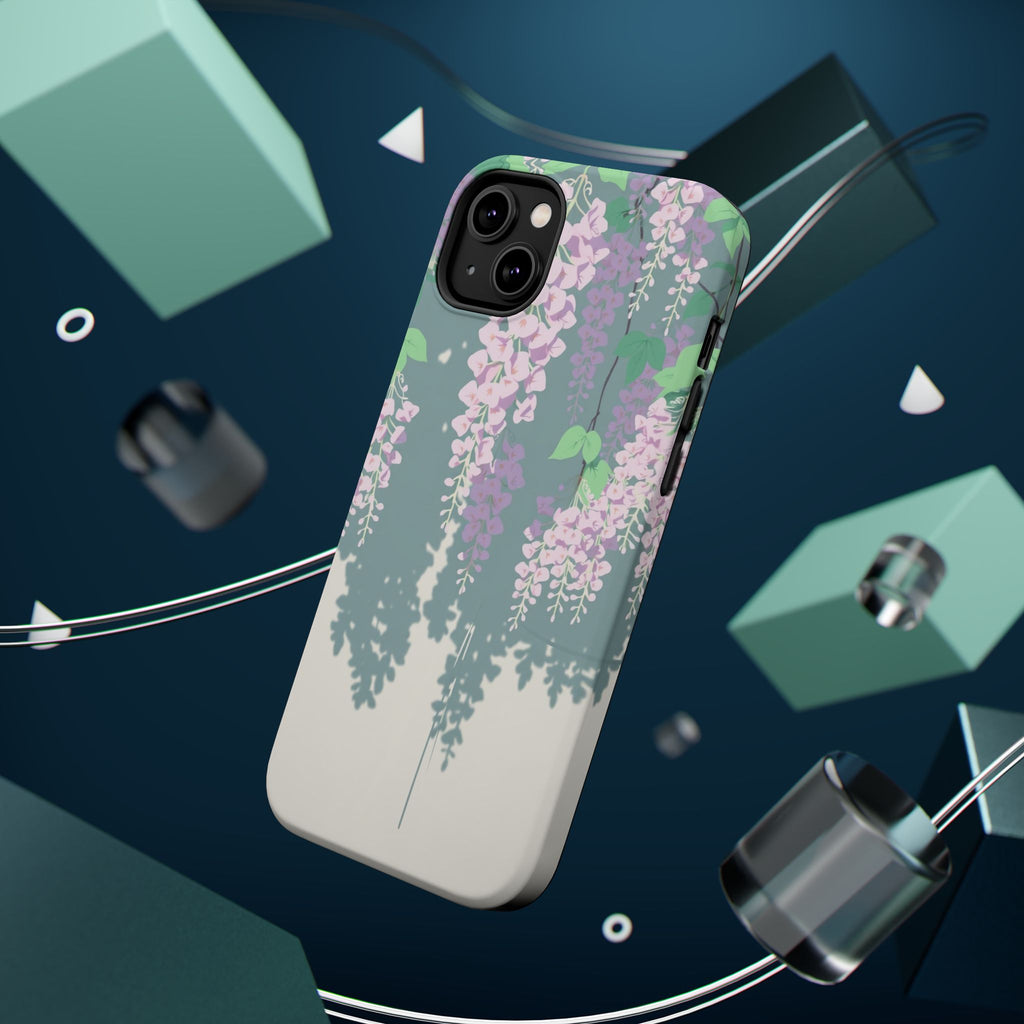iPhone Dreamy Wisteria Cascade Design Slim Everyday Designer Case · iPhone Case