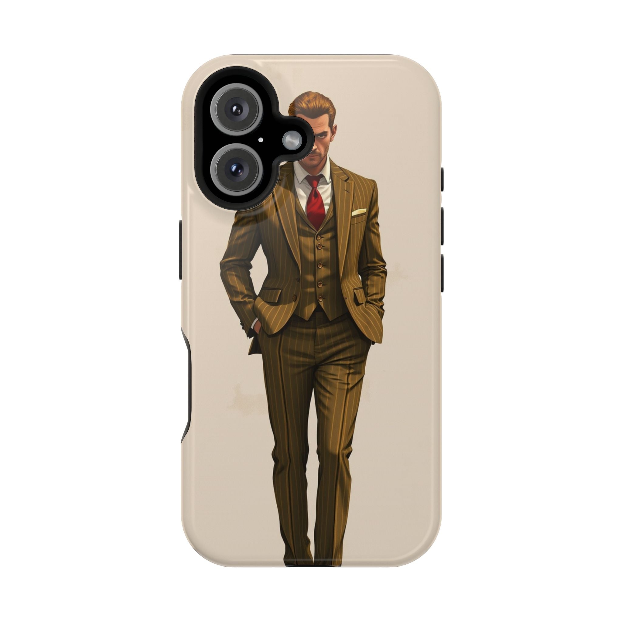 iPhone Pinstripe Suit Grunge Distressed Slim Everyday Designer Case · iPhone Cas