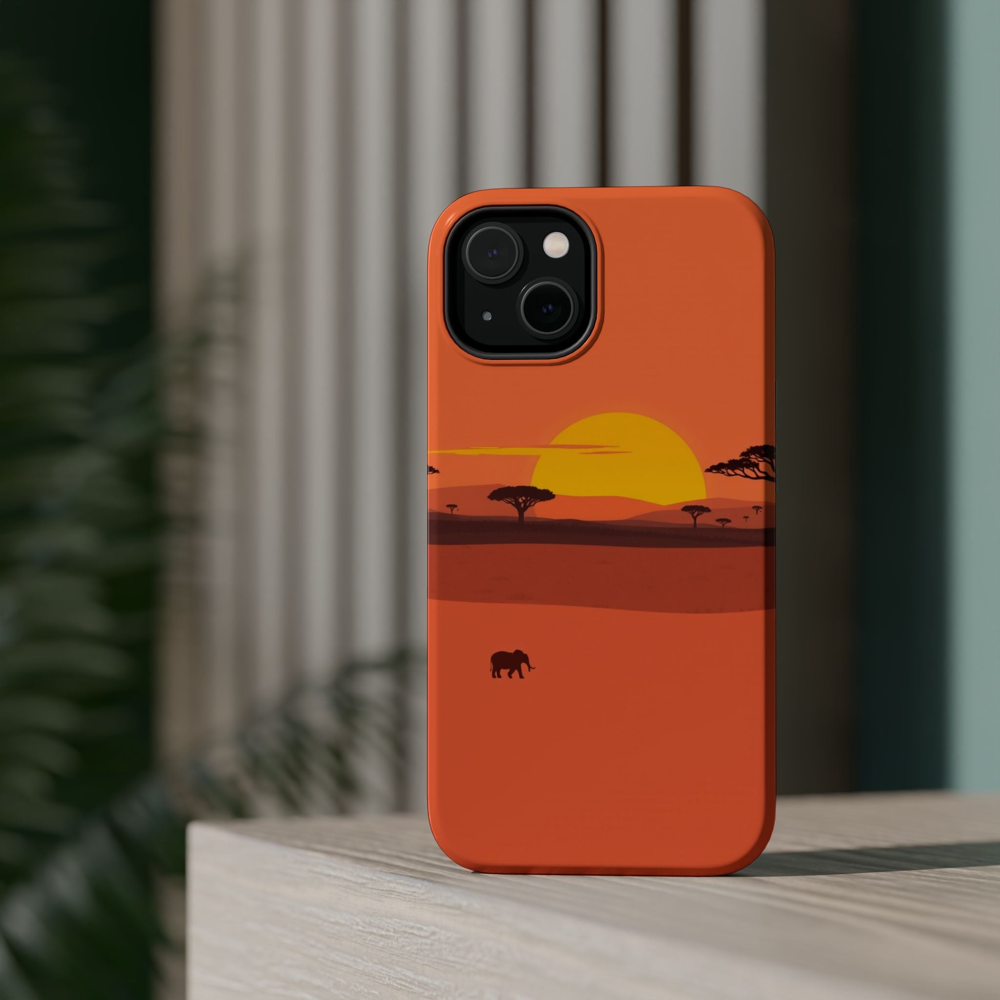 iPhone Sunset Amber And Peach Savanna Horizon Slim iPhone Everyday · iPhone Case