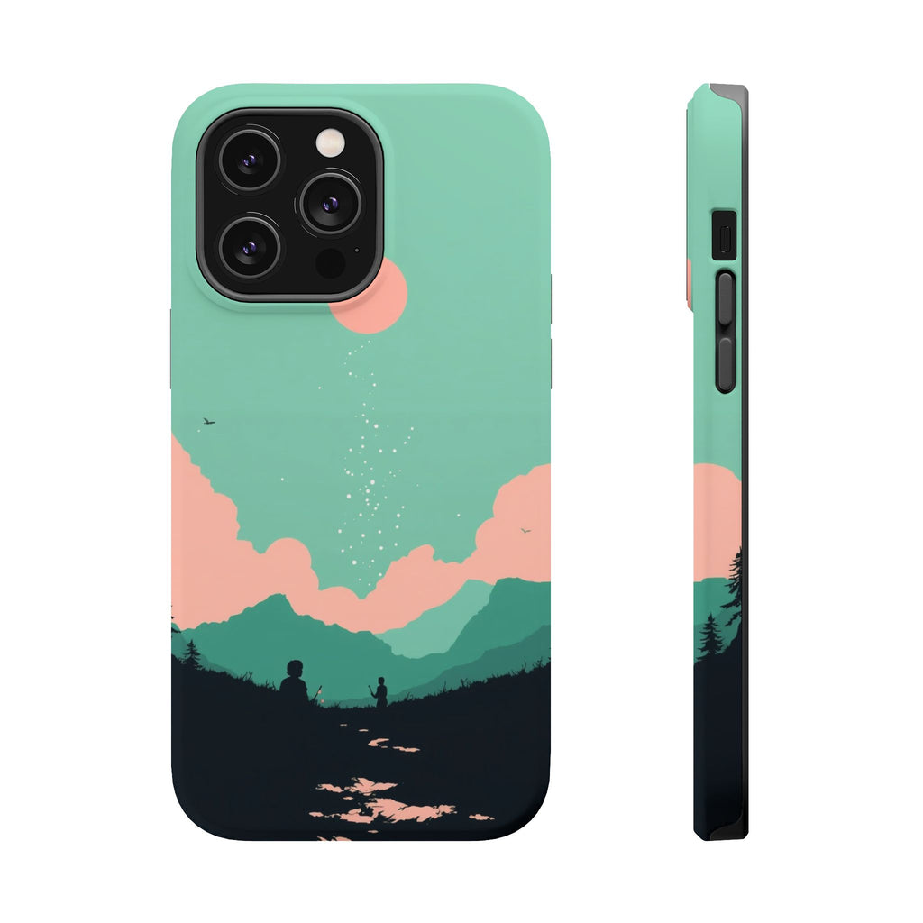 iPhone Magnetic Field Electric Art Bold Modern Everyday Snap Case · iPhone Case