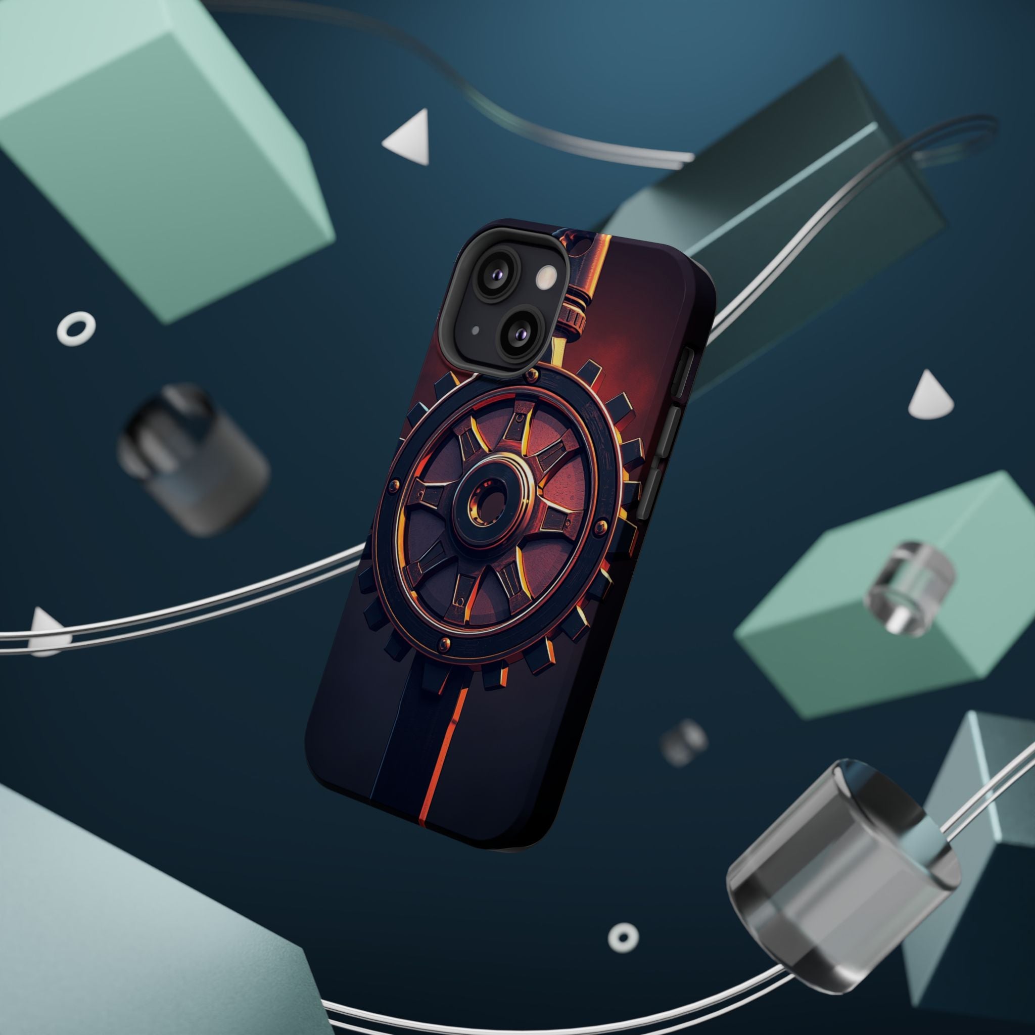 iPhone Rotary Electric Art Phone Bold Modern Everyday Snap Case · iPhone Case