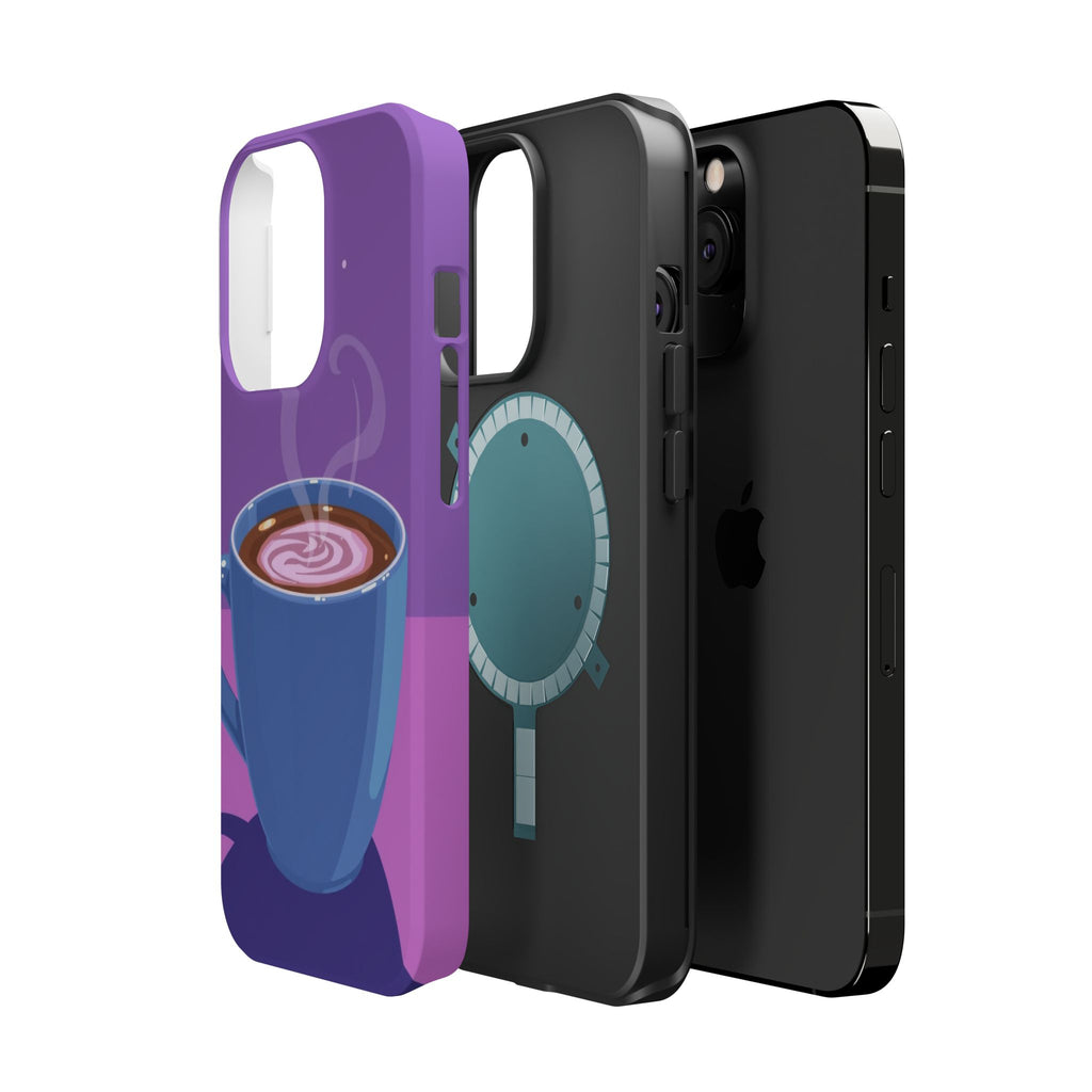iPhone Emotional Support Coffee Pixel Art -Bit Soft Finish Everyday Case · iPhon