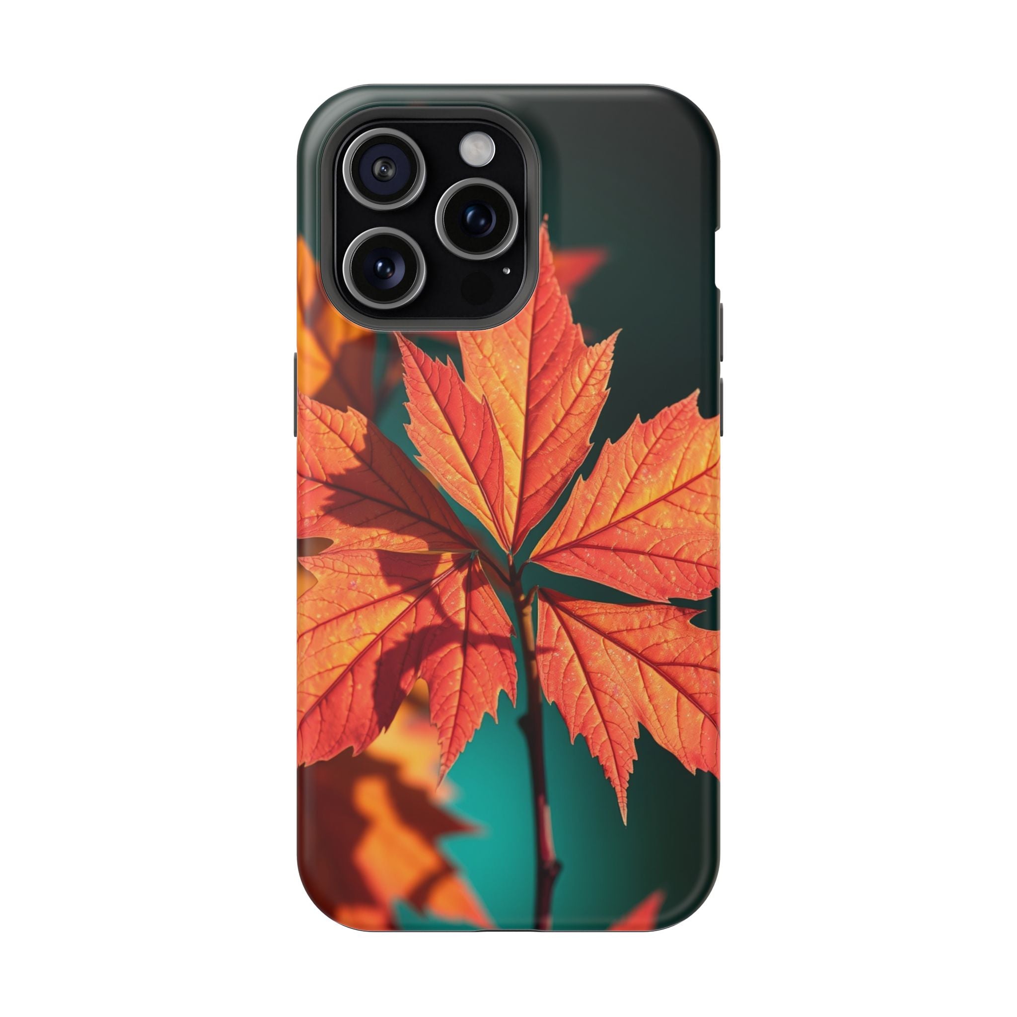 iPhone Autumn Maple Electric Art 15 Slim Everyday Designer Case · iPhone Case