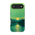 iPhone Lake at Twilight Risograph Print Slim Everyday iPhone Designer · iPhone C