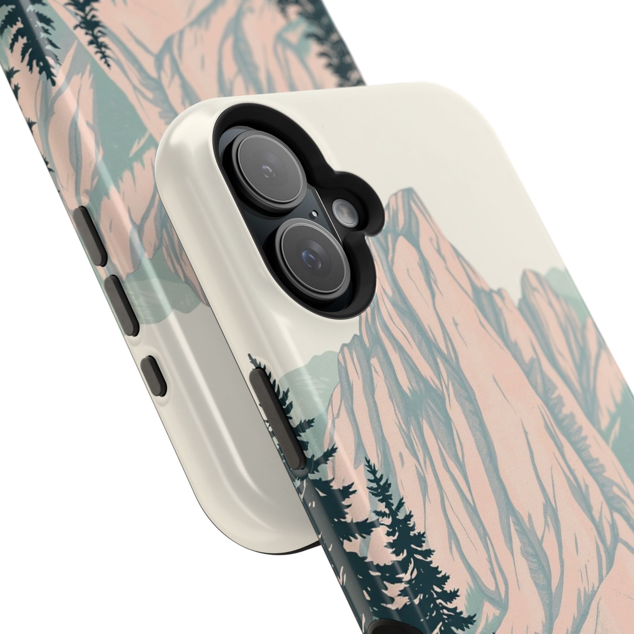 iPhone Serene Pine Ridge Design 15 Bold Modern Everyday Snap Case · iPhone Case