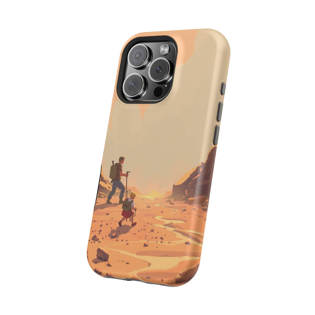 iPhone Burnt Orange And Sand Barely Surviving Slim Everyday Designer Case · iPho