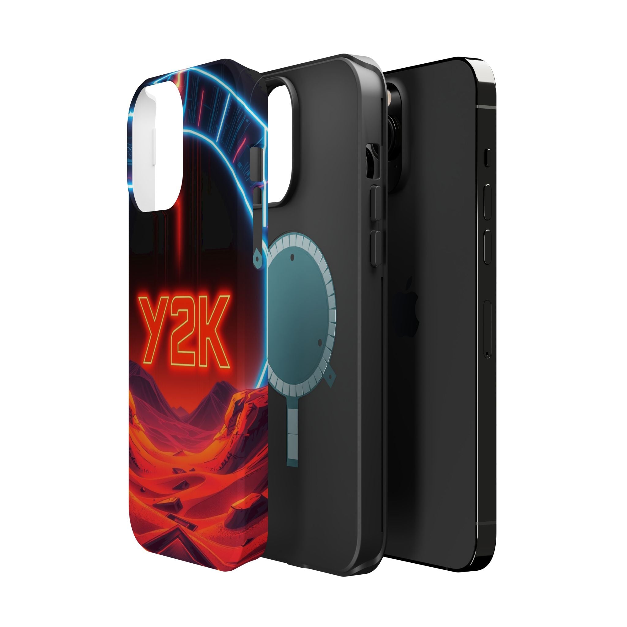 iPhone Y2K Holographic Enchanted Art Slim Everyday Designer Case · iPhone Case