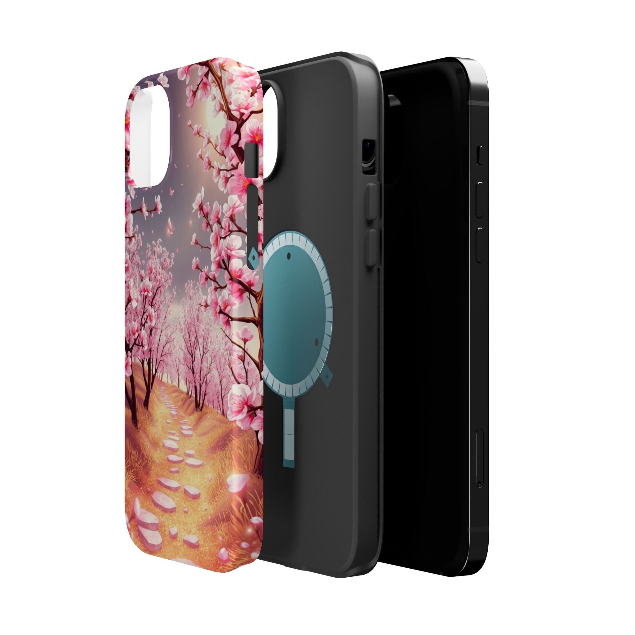 iPhone Dreamy Blossom Trail Design 14 Slim Everyday Designer Case · iPhone Case