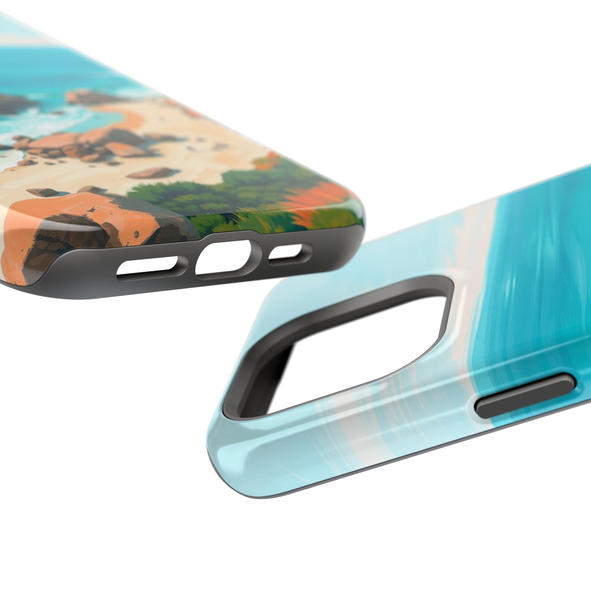iPhone Pebble Beach Cinematic Art Bold Modern Everyday Snap Case · iPhone Case