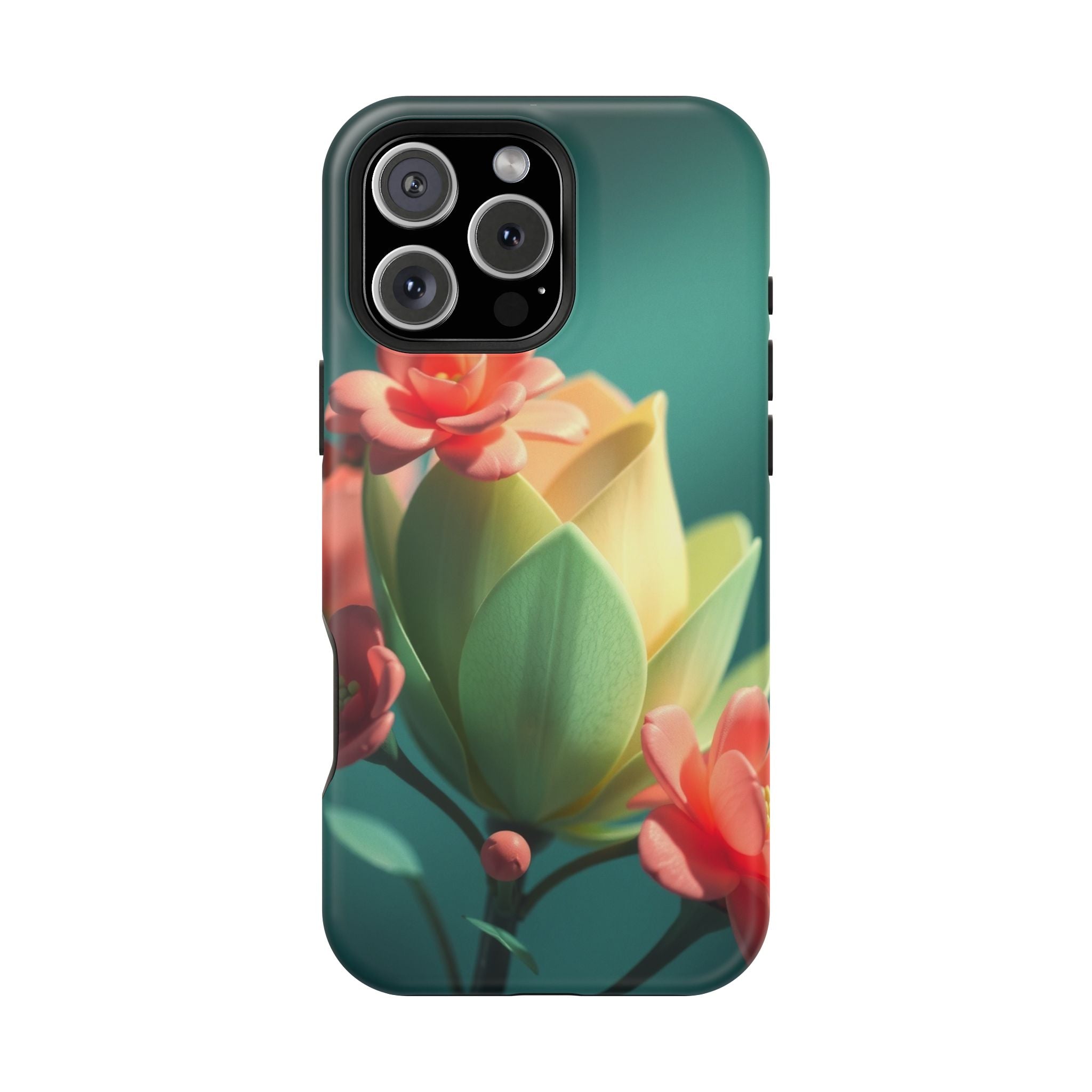 iPhone Floral Geometric Electric Art Slim Everyday Designer Case · iPhone Case