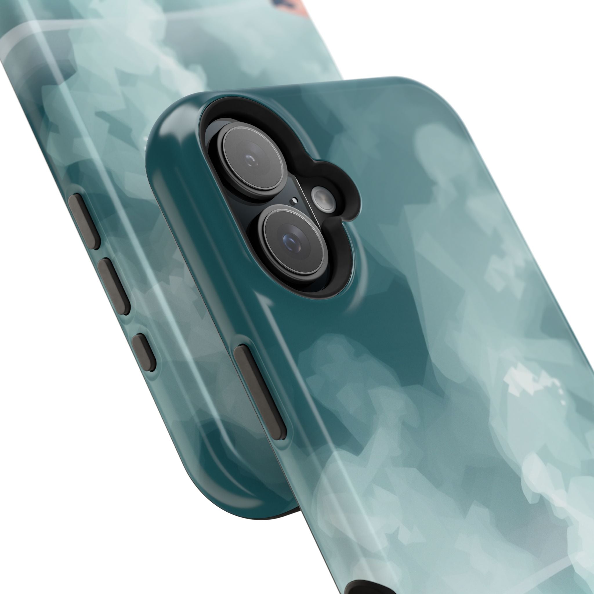 iPhone Mint And Blush Hot Spring Steam Slim Everyday iPhone 10 Designer · iPhone