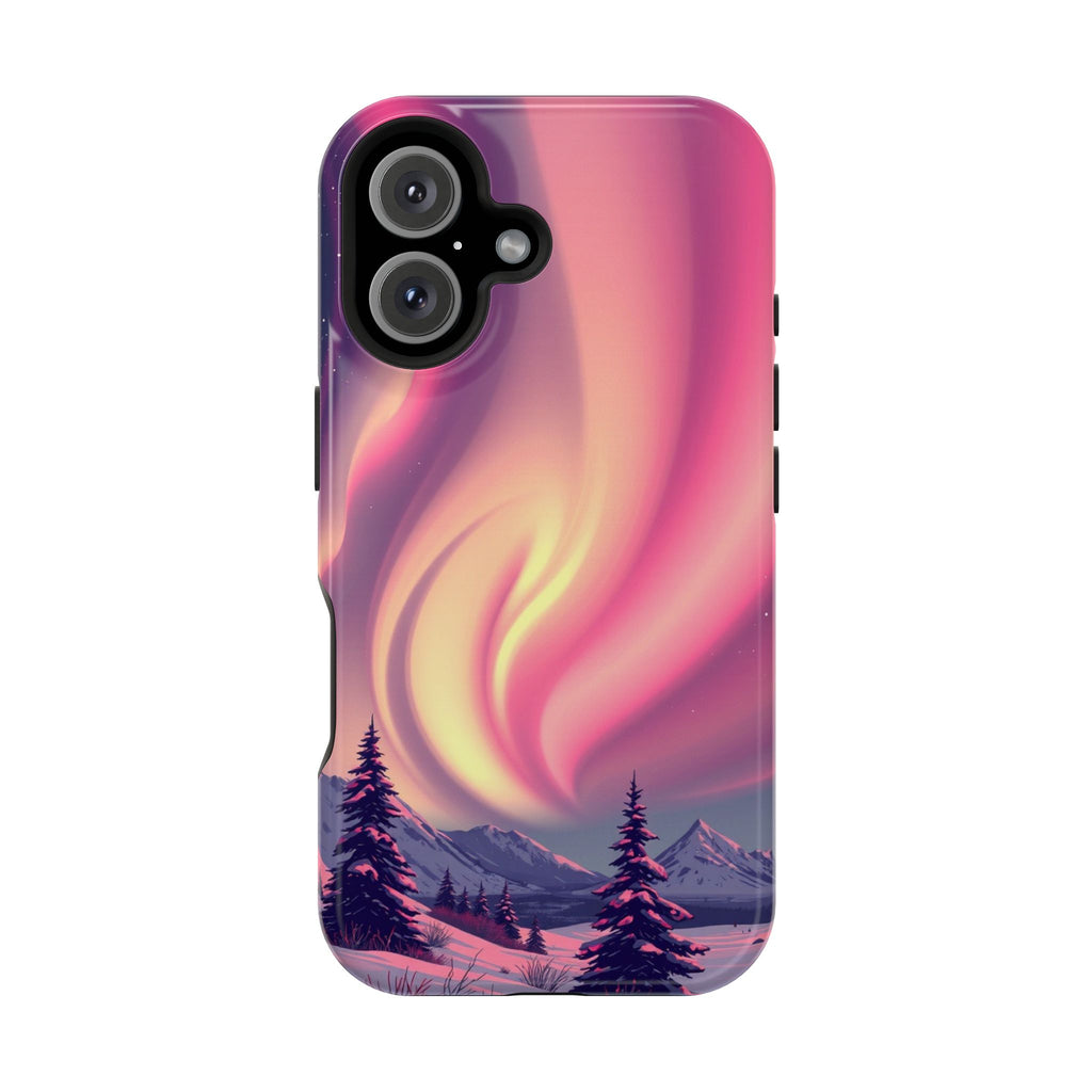 iPhone Rose Pink And Cream Northern Lights Slim iPhone Everyday · iPhone Case