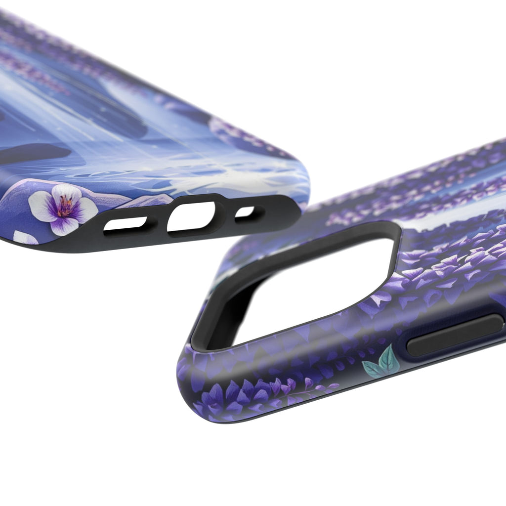 iPhone Wisteria Cascade Serene Design Slim Snap Case Ga · iPhone Case
