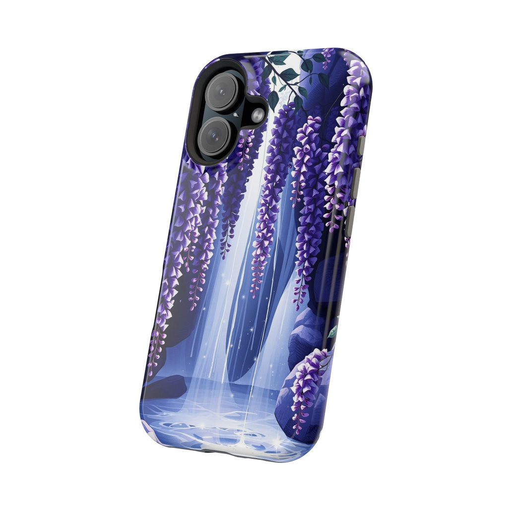 iPhone Wisteria Cascade Serene Design Slim Snap Case Ga · iPhone Case