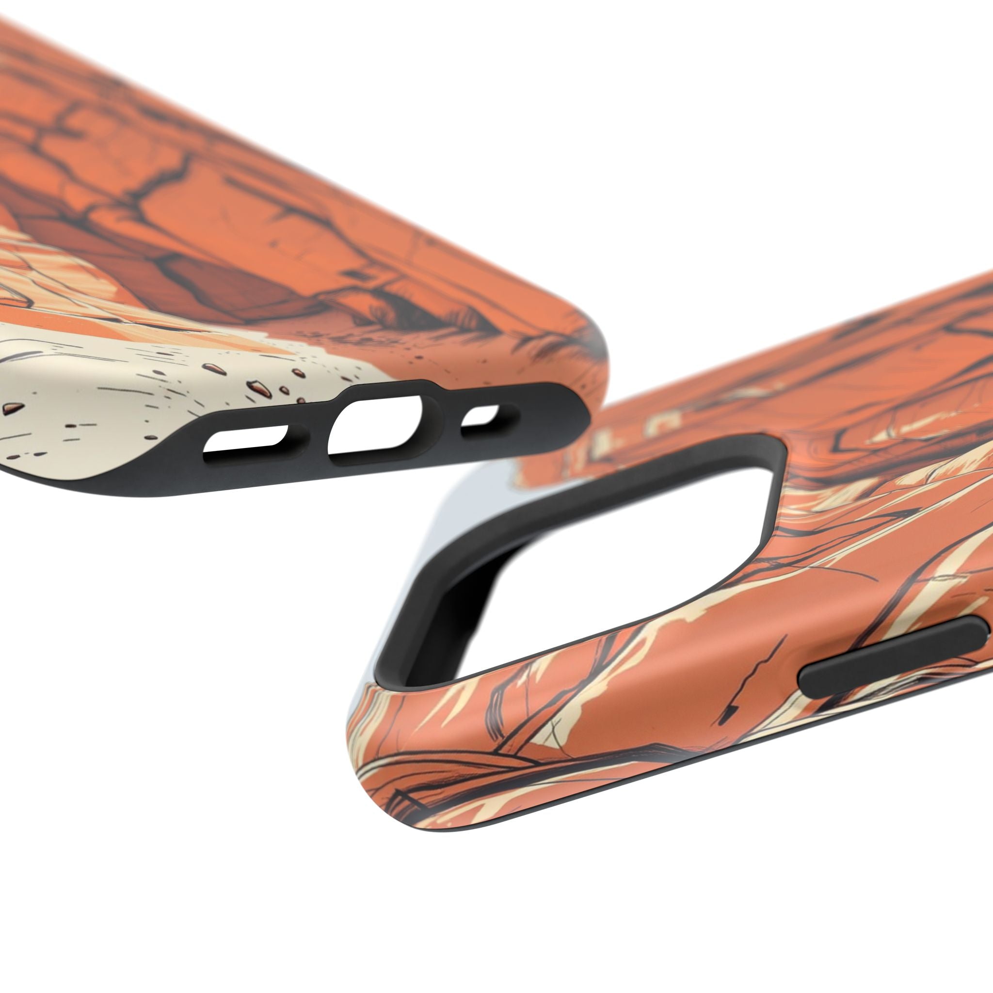 iPhone Burnt Orange And Sand Canyon Wall Slim Everyday iPhone Designer · iPhone