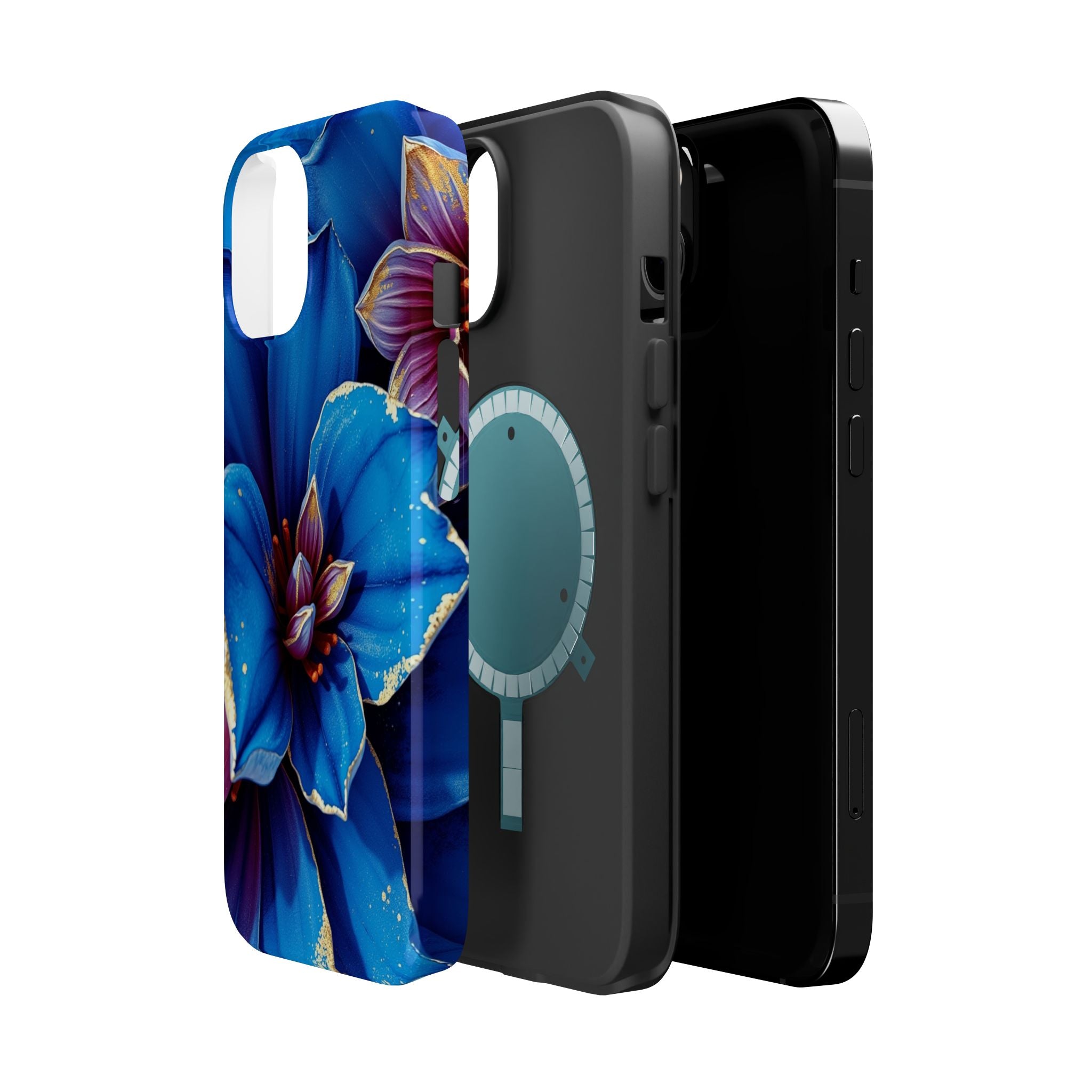 iPhone Floral Gold Foil Serene Design Slim Snap Case Ga · iPhone Case