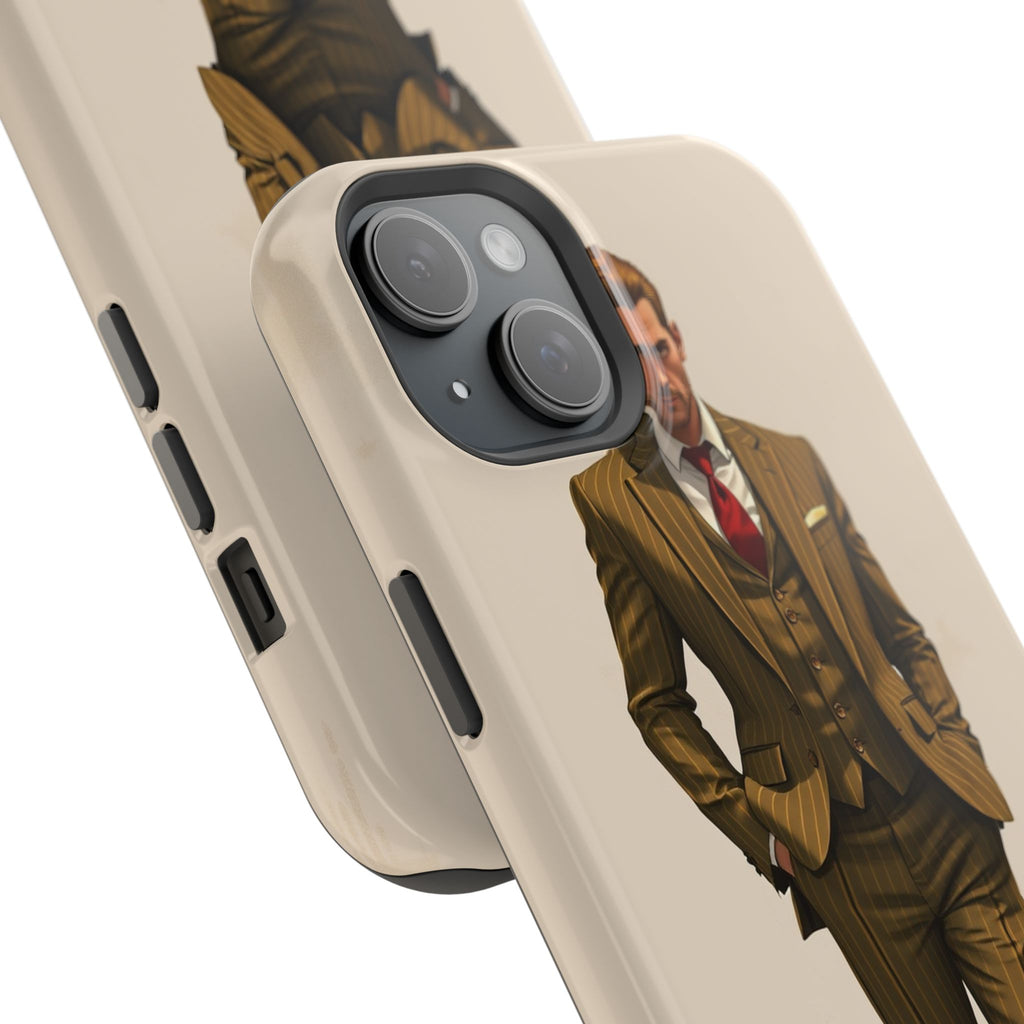 iPhone Pinstripe Suit Grunge Distressed Slim Everyday Designer Case · iPhone Cas