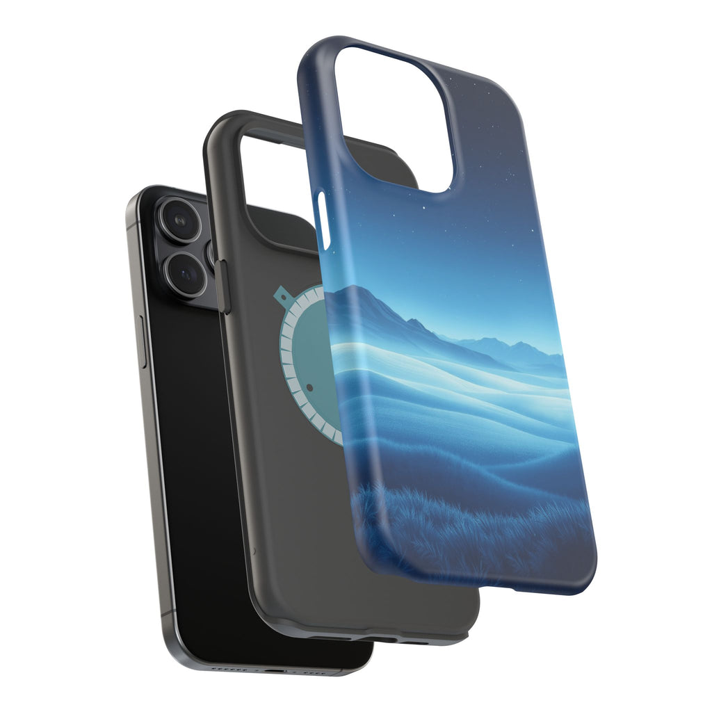 iPhone Midnight Blue And Silver Tundra Expanse Clean iPhone 17 Minimal · iPhone