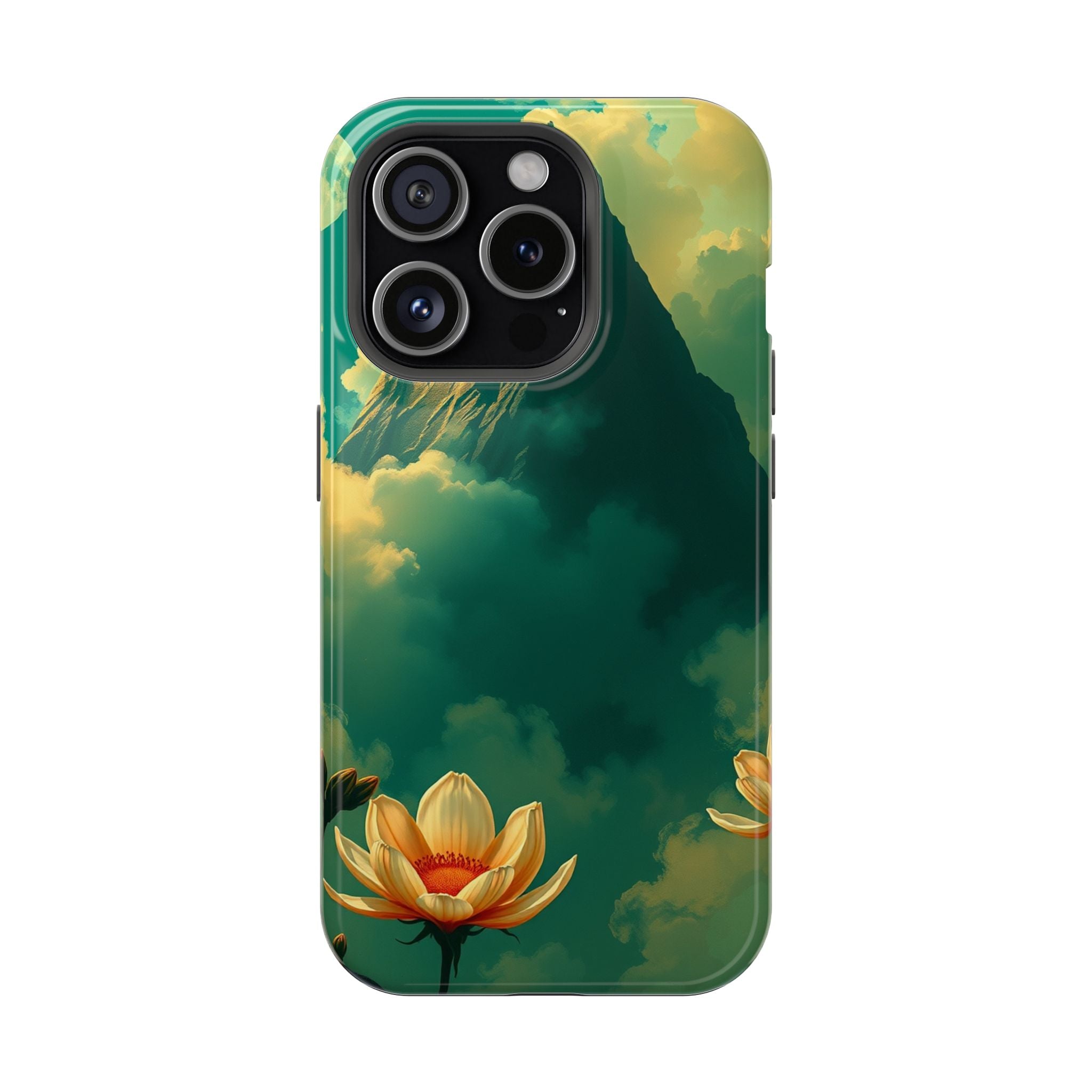 iPhone Emerald Green And Gold Night Bloomer Slim iPhone Everyday · iPhone Case